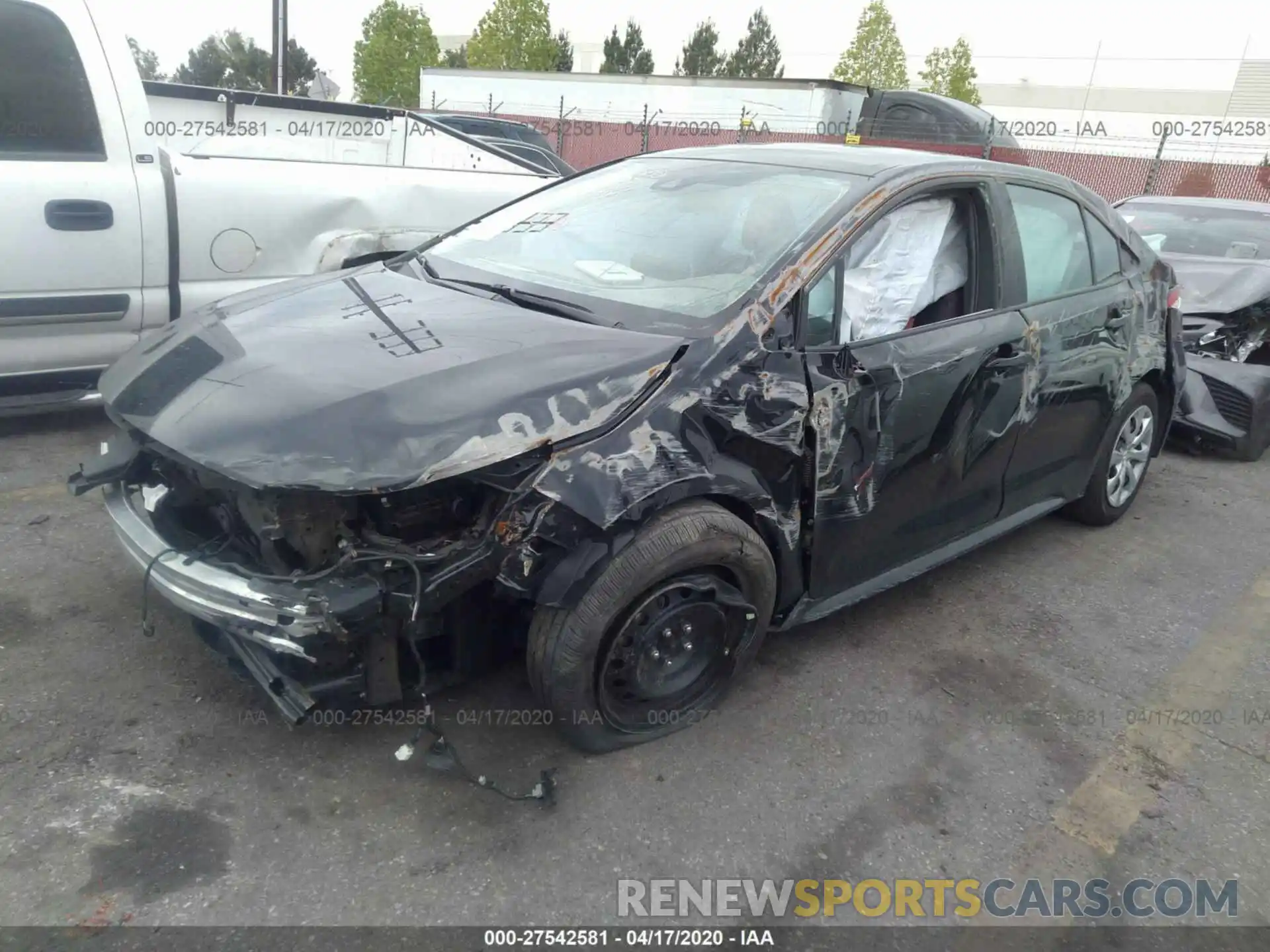 2 Photograph of a damaged car 5YFEPRAE7LP001933 TOYOTA COROLLA 2020