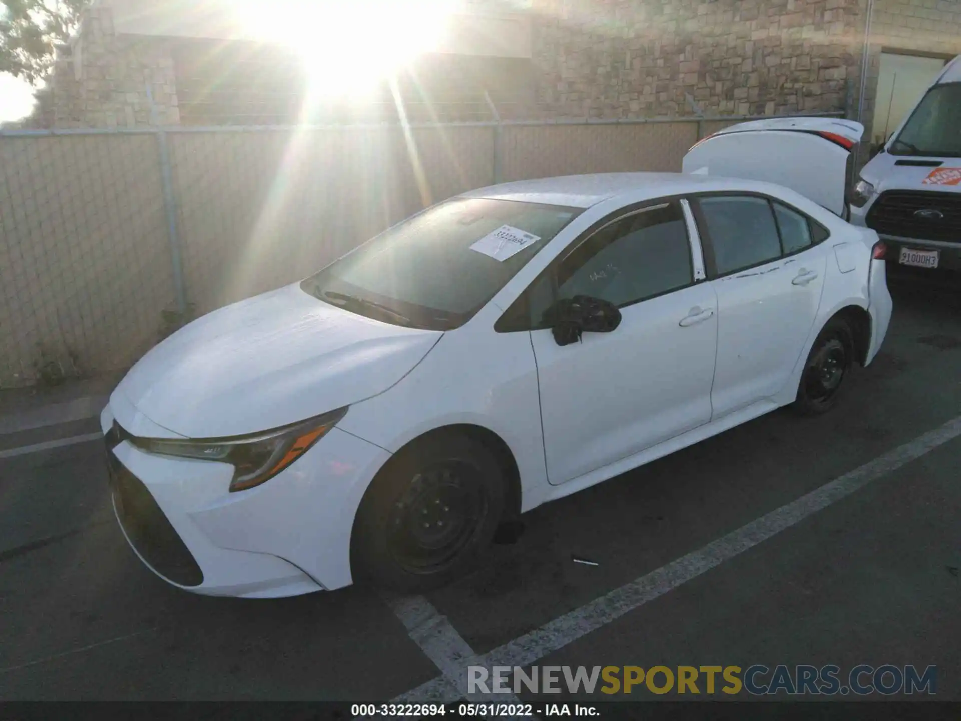 2 Photograph of a damaged car 5YFEPRAE7LP004105 TOYOTA COROLLA 2020