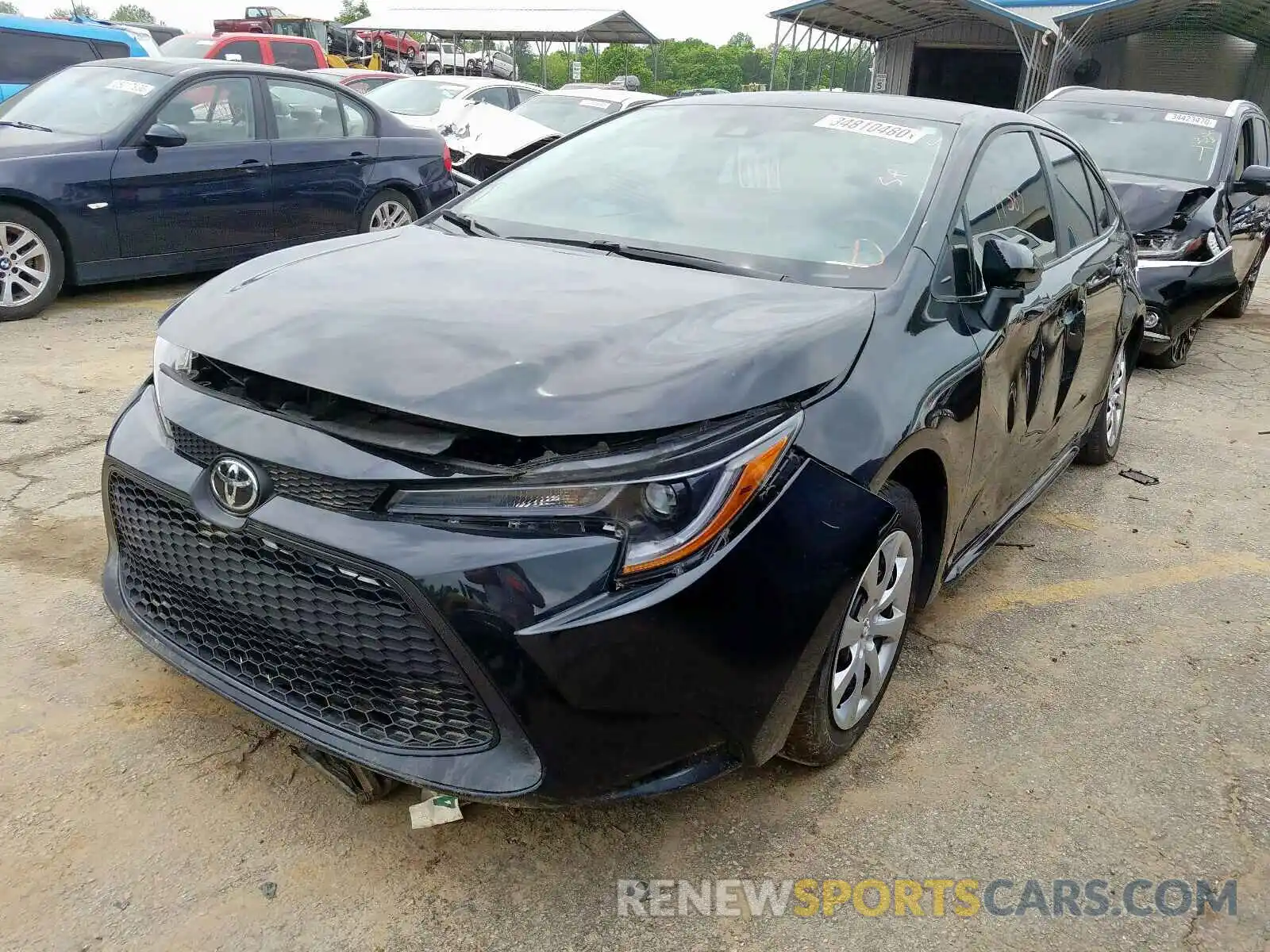 2 Photograph of a damaged car 5YFEPRAE7LP004220 TOYOTA COROLLA 2020