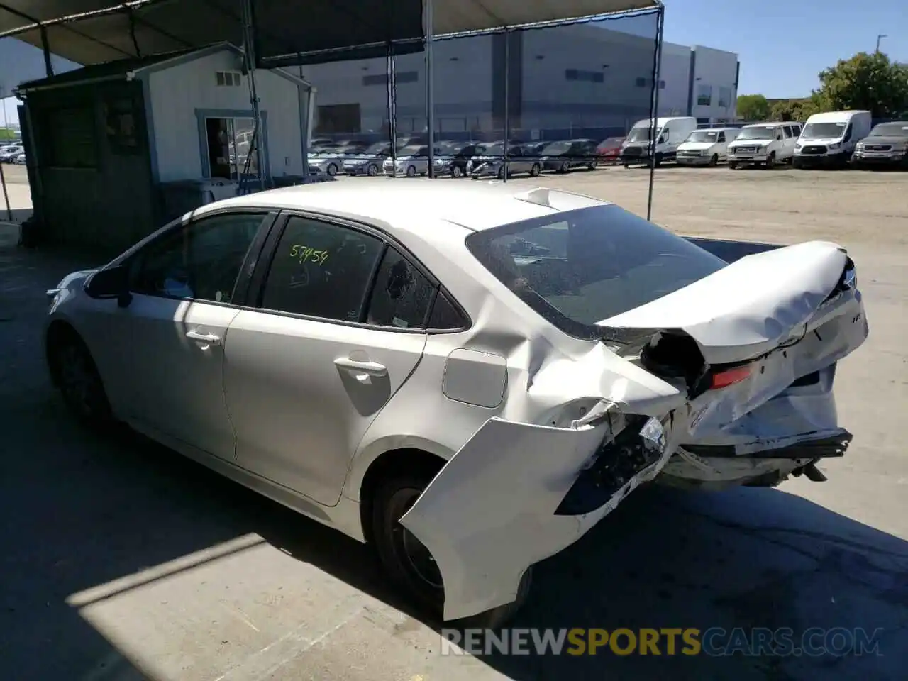 3 Photograph of a damaged car 5YFEPRAE7LP010308 TOYOTA COROLLA 2020