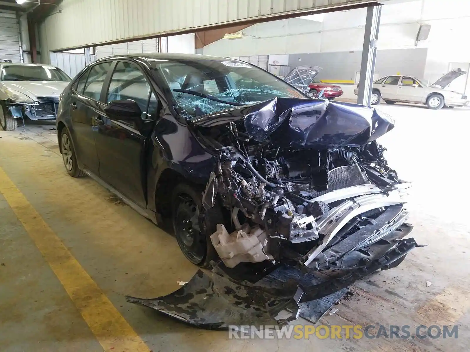 1 Photograph of a damaged car 5YFEPRAE7LP010373 TOYOTA COROLLA 2020