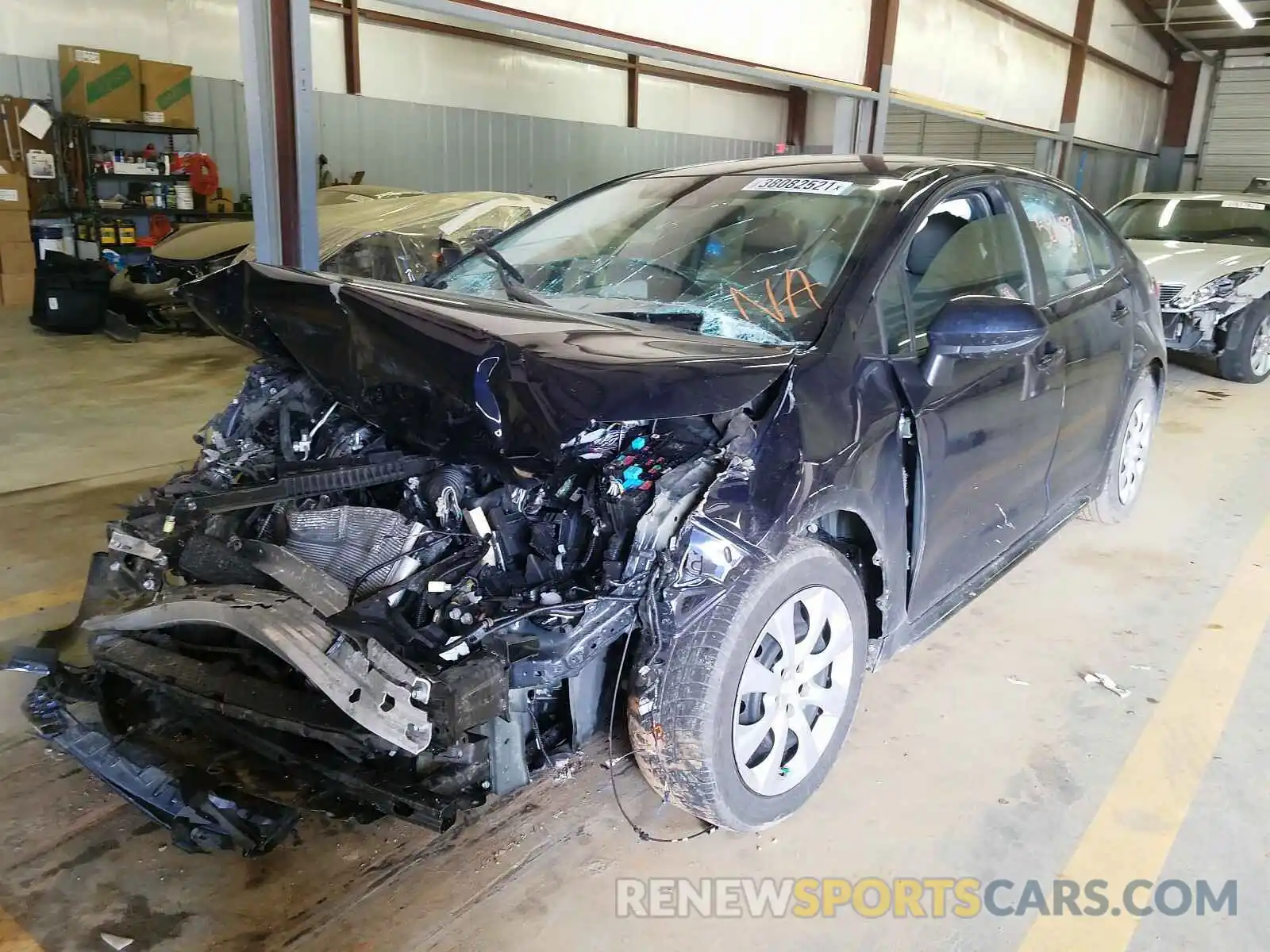 2 Photograph of a damaged car 5YFEPRAE7LP010373 TOYOTA COROLLA 2020