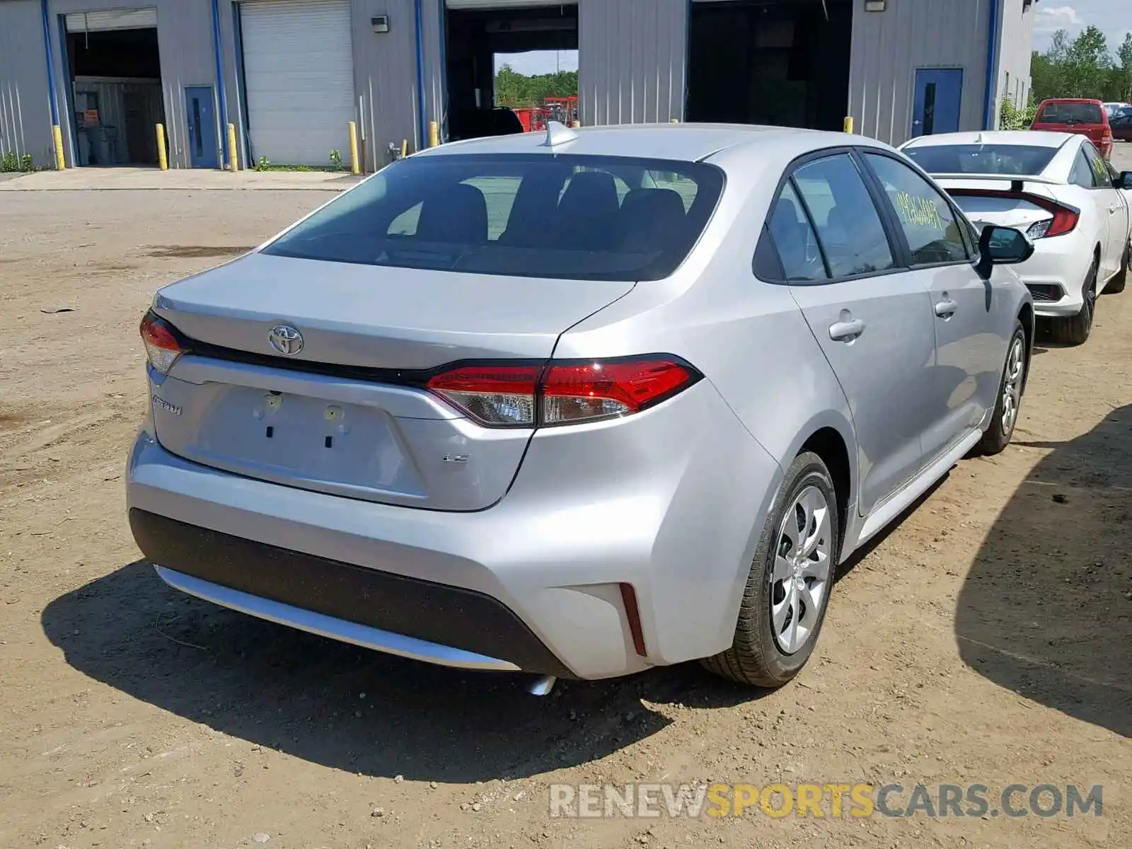 4 Photograph of a damaged car 5YFEPRAE7LP011541 TOYOTA COROLLA 2020