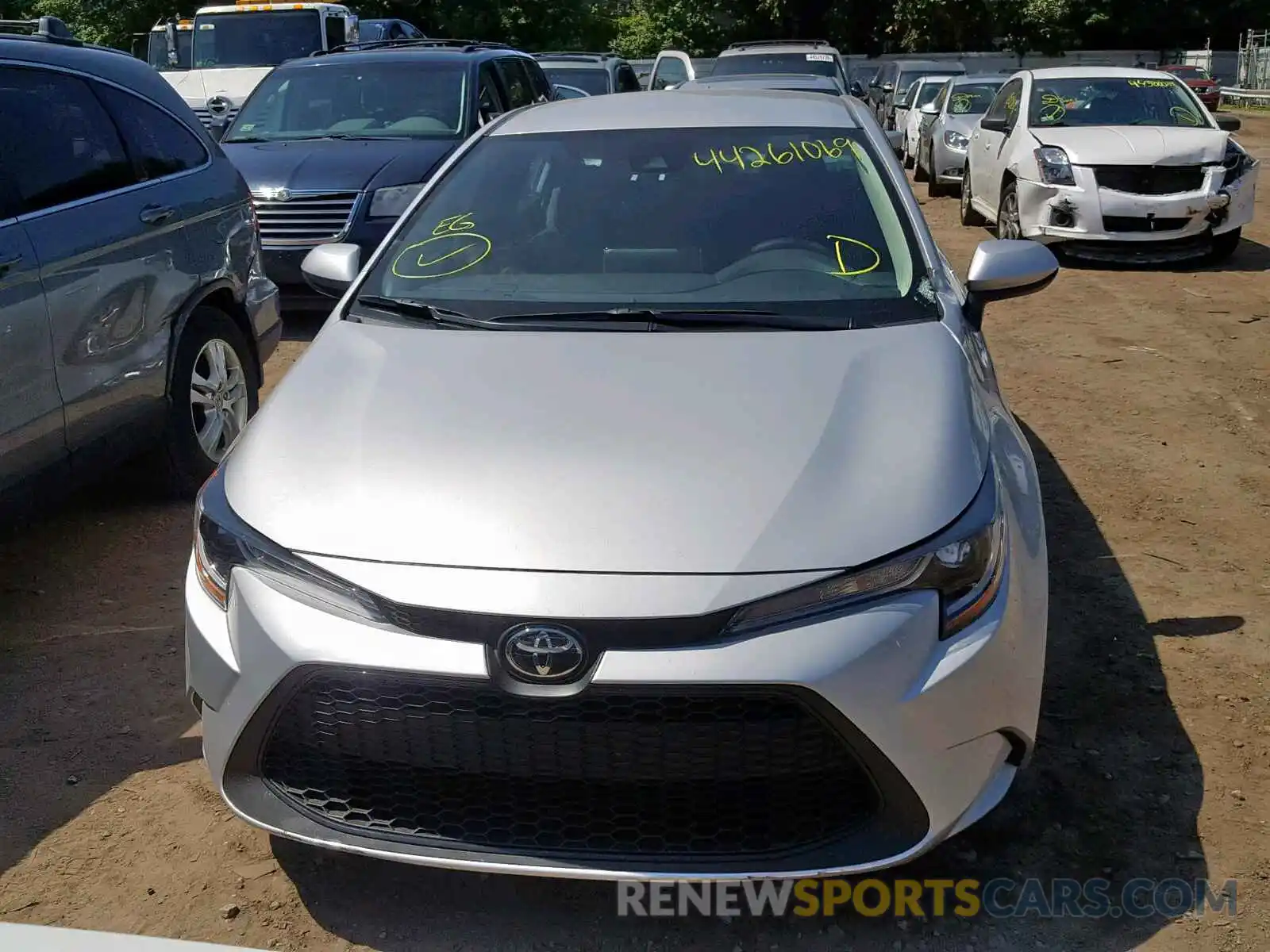 9 Photograph of a damaged car 5YFEPRAE7LP011541 TOYOTA COROLLA 2020