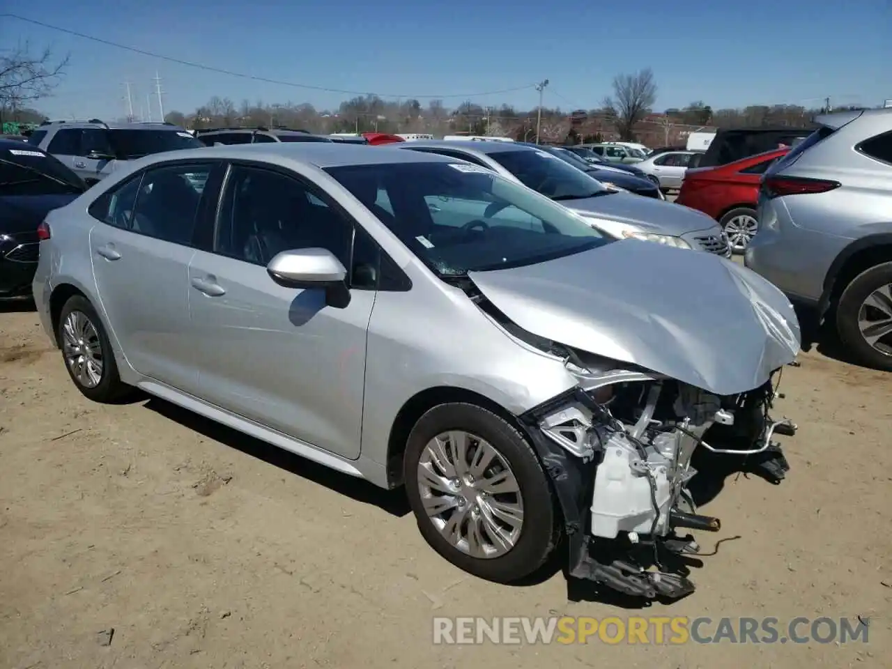 1 Photograph of a damaged car 5YFEPRAE7LP011832 TOYOTA COROLLA 2020