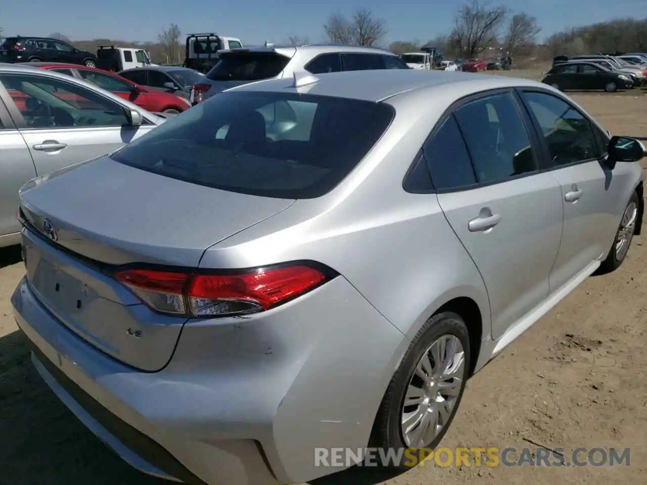 4 Photograph of a damaged car 5YFEPRAE7LP011832 TOYOTA COROLLA 2020