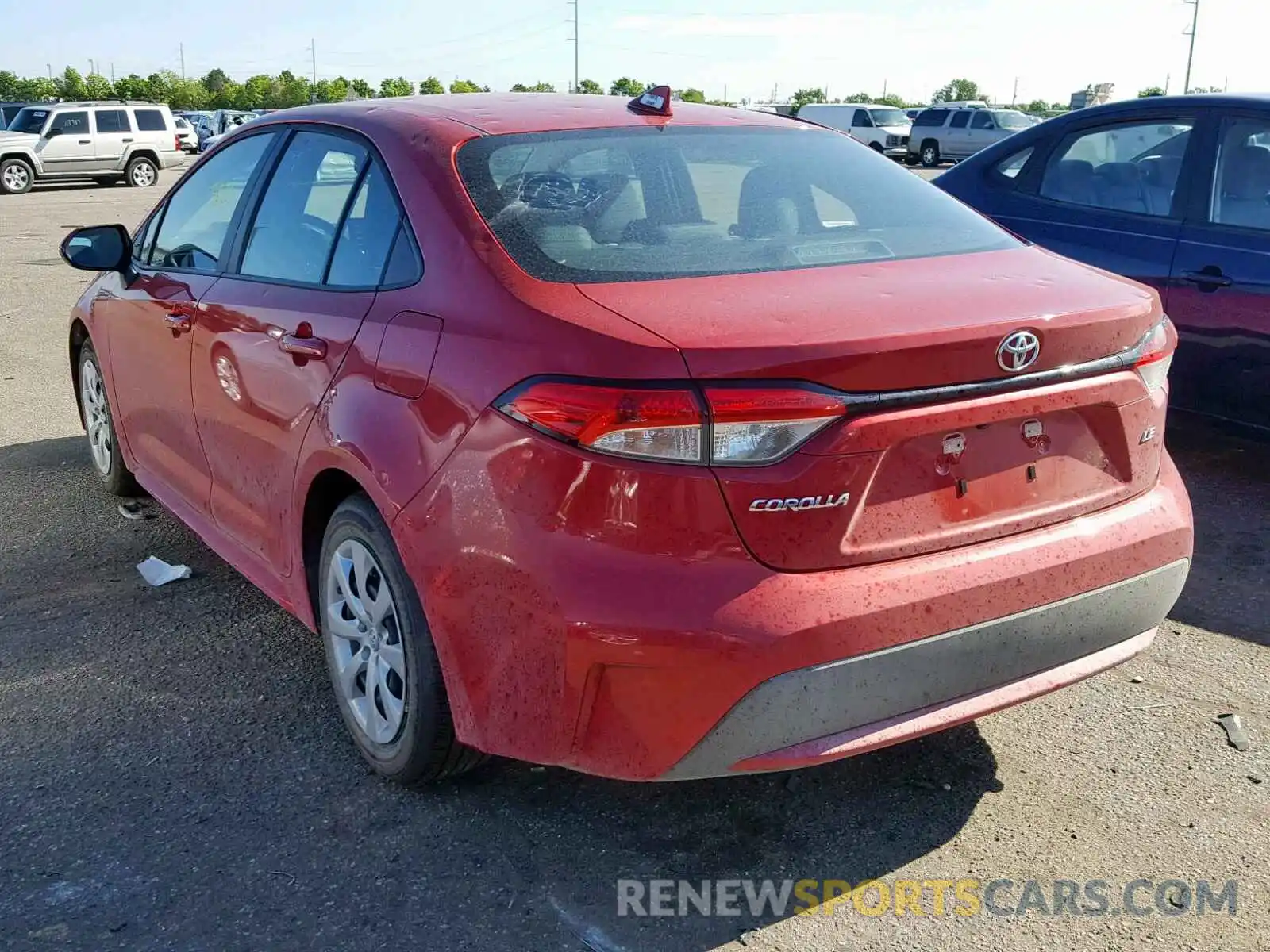 3 Photograph of a damaged car 5YFEPRAE7LP015430 TOYOTA COROLLA 2020