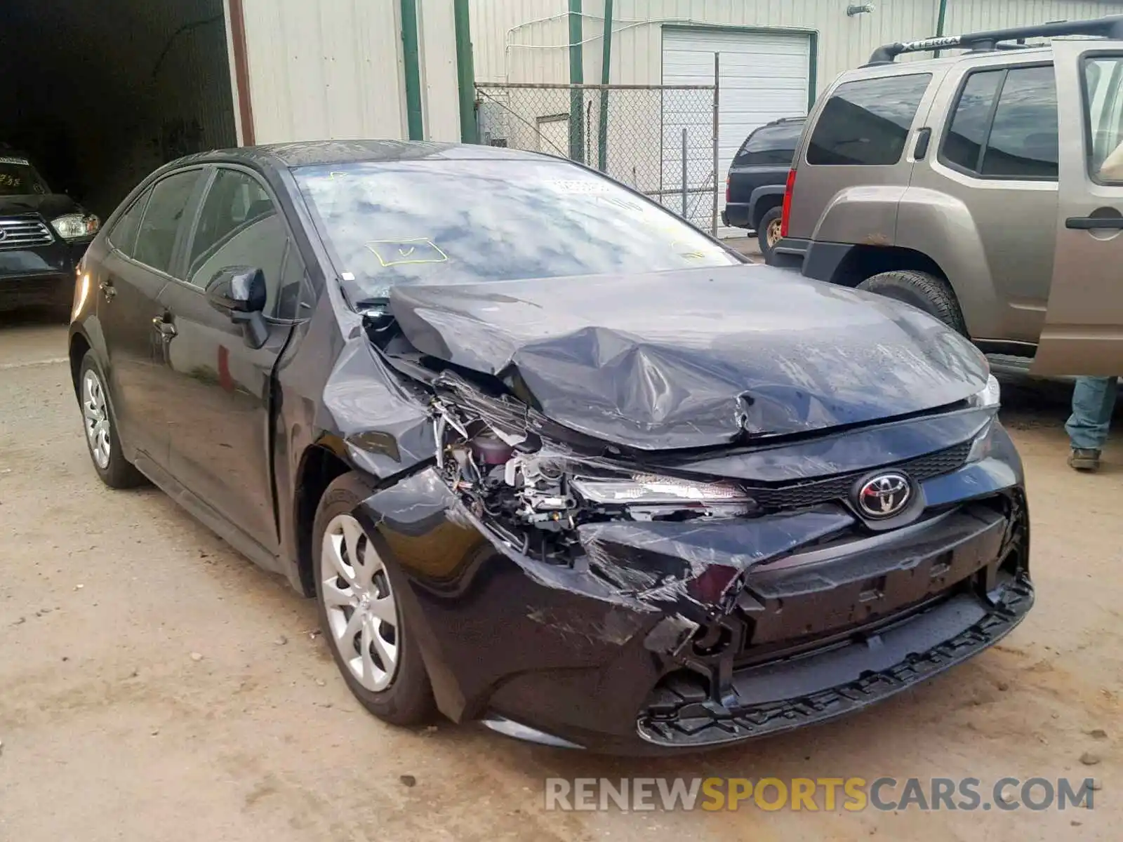 1 Photograph of a damaged car 5YFEPRAE7LP017887 TOYOTA COROLLA 2020