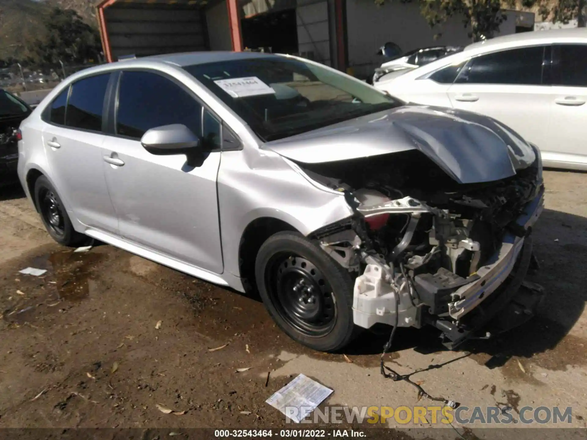 1 Photograph of a damaged car 5YFEPRAE7LP019185 TOYOTA COROLLA 2020