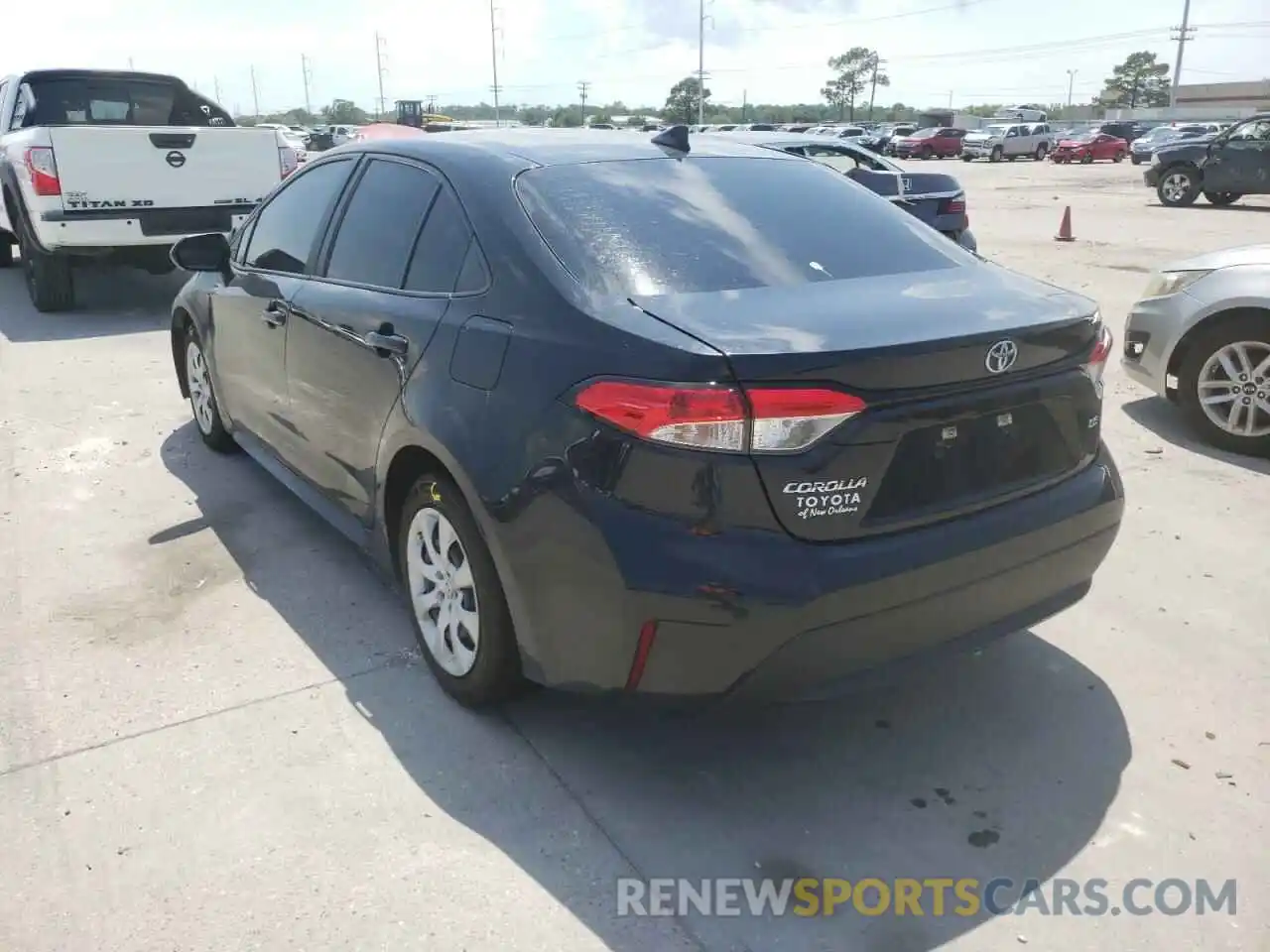 3 Photograph of a damaged car 5YFEPRAE7LP019820 TOYOTA COROLLA 2020