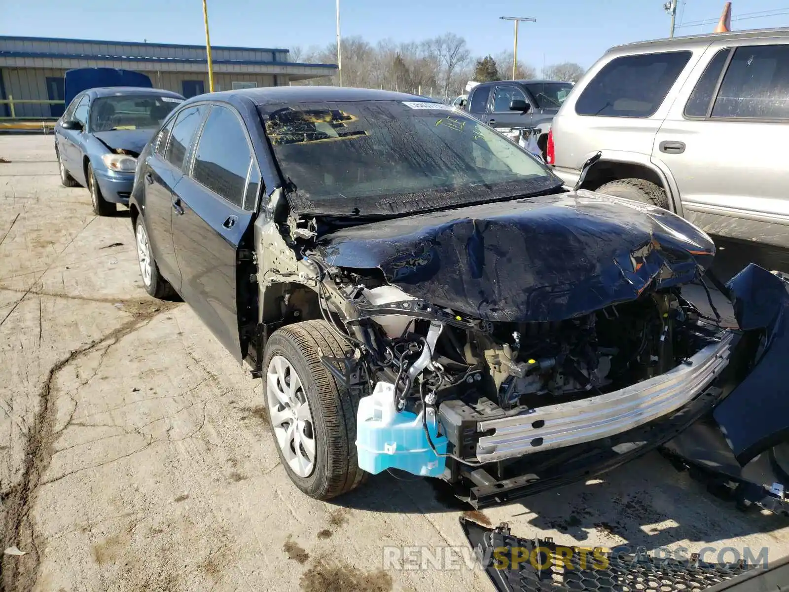 1 Photograph of a damaged car 5YFEPRAE7LP019901 TOYOTA COROLLA 2020