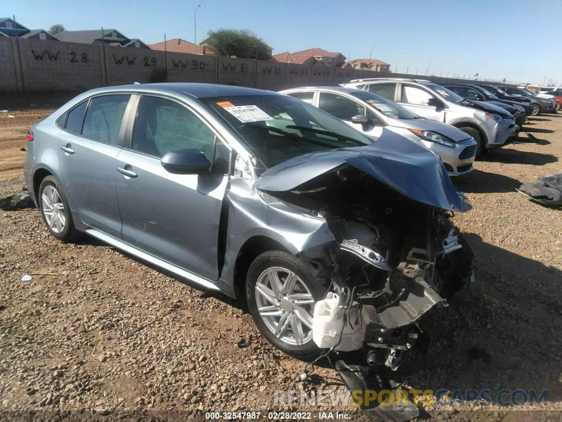 1 Photograph of a damaged car 5YFEPRAE7LP020109 TOYOTA COROLLA 2020