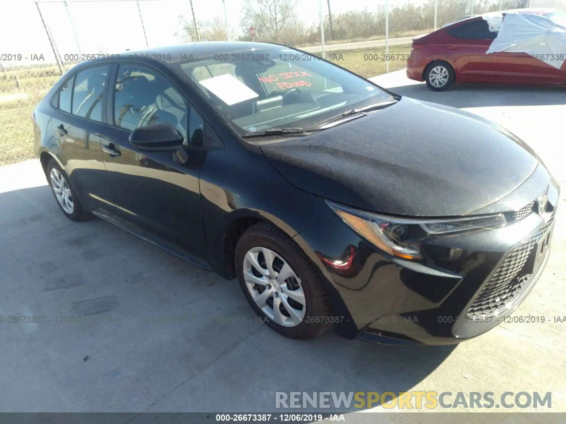 1 Photograph of a damaged car 5YFEPRAE7LP020708 TOYOTA COROLLA 2020