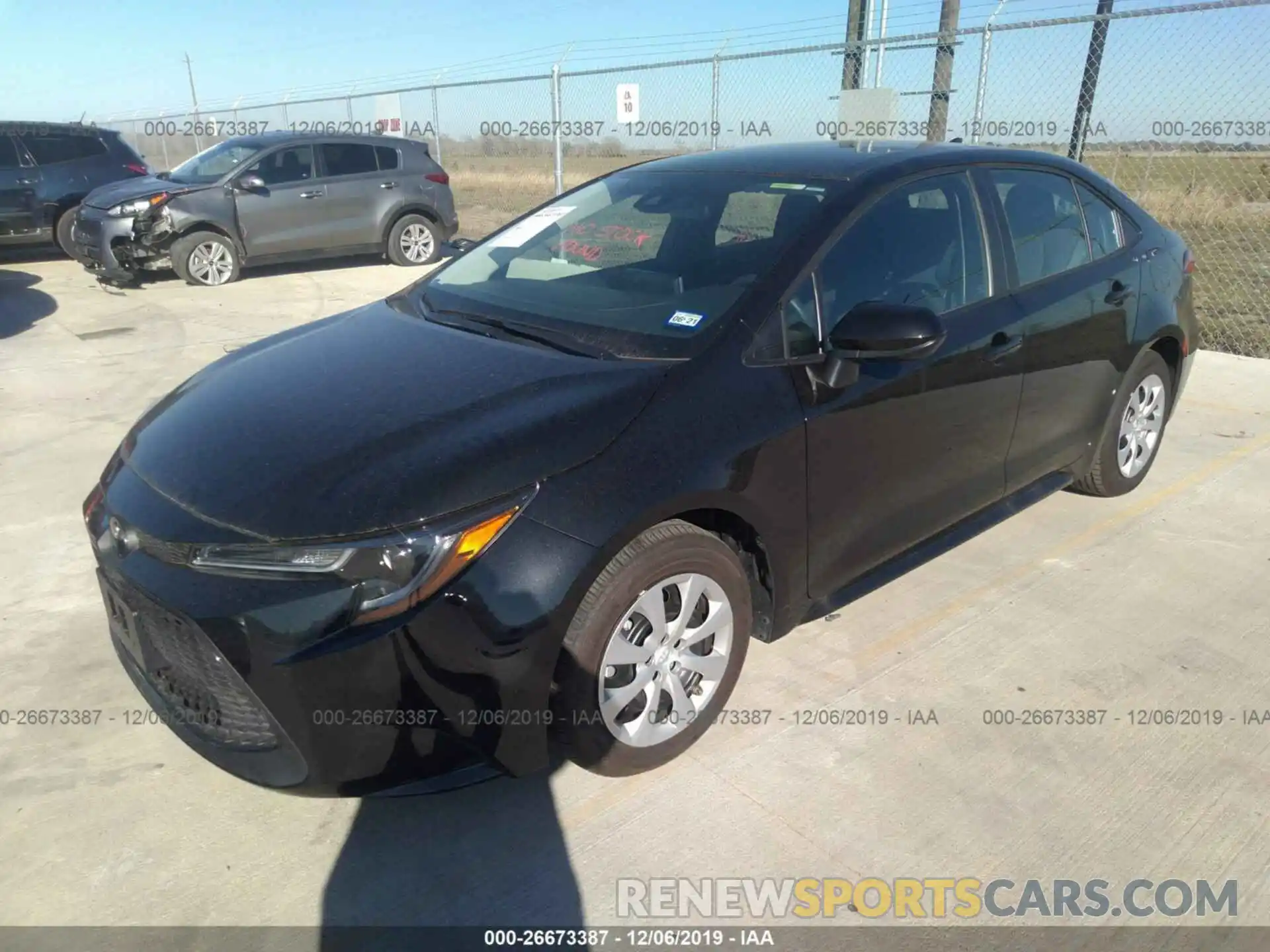 2 Photograph of a damaged car 5YFEPRAE7LP020708 TOYOTA COROLLA 2020