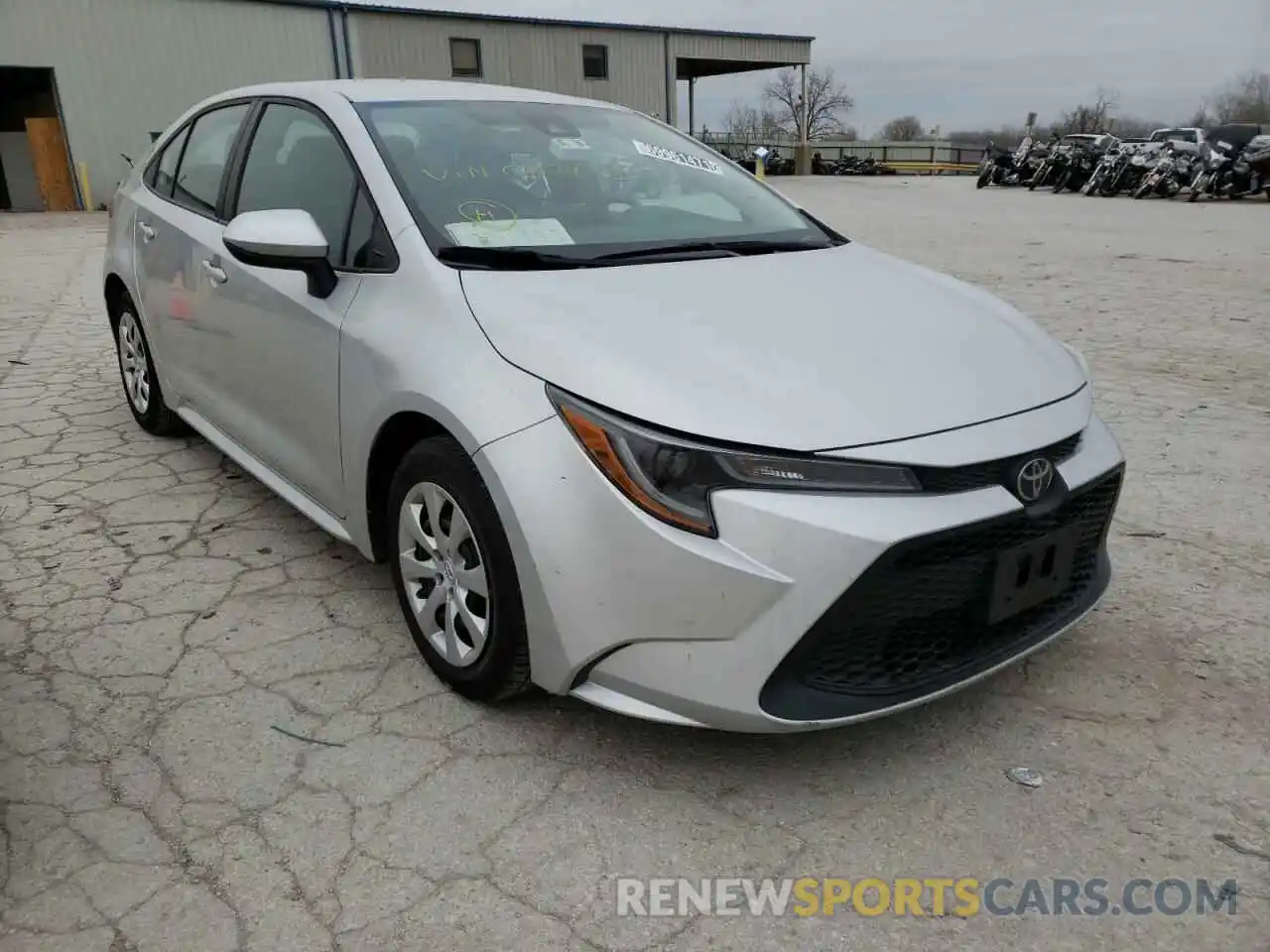 1 Photograph of a damaged car 5YFEPRAE7LP022863 TOYOTA COROLLA 2020