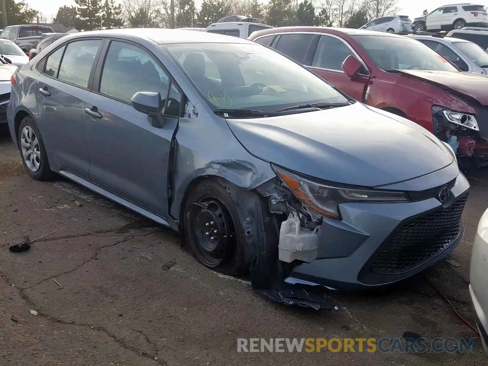 1 Photograph of a damaged car 5YFEPRAE7LP025228 TOYOTA COROLLA 2020