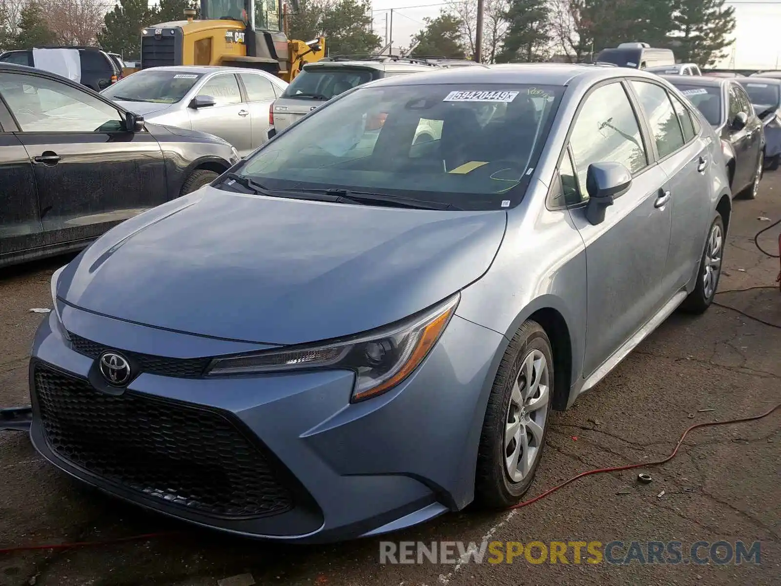 2 Photograph of a damaged car 5YFEPRAE7LP025228 TOYOTA COROLLA 2020