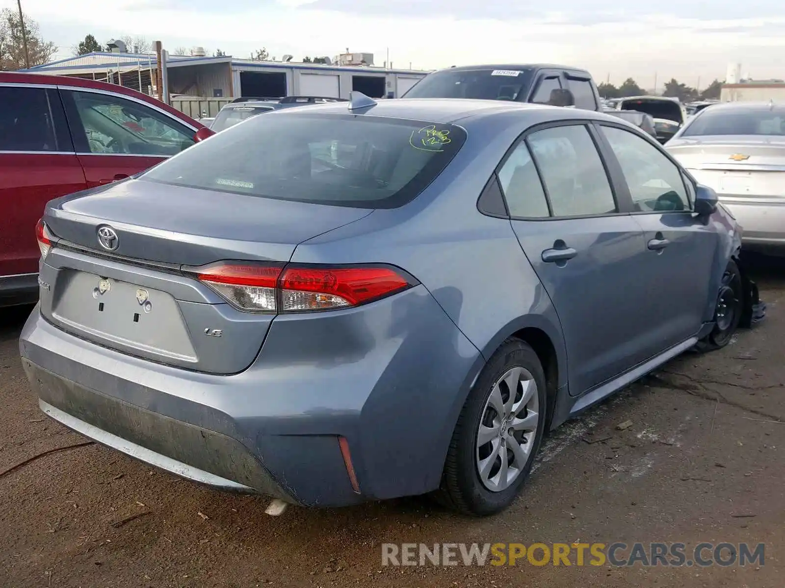 4 Photograph of a damaged car 5YFEPRAE7LP025228 TOYOTA COROLLA 2020