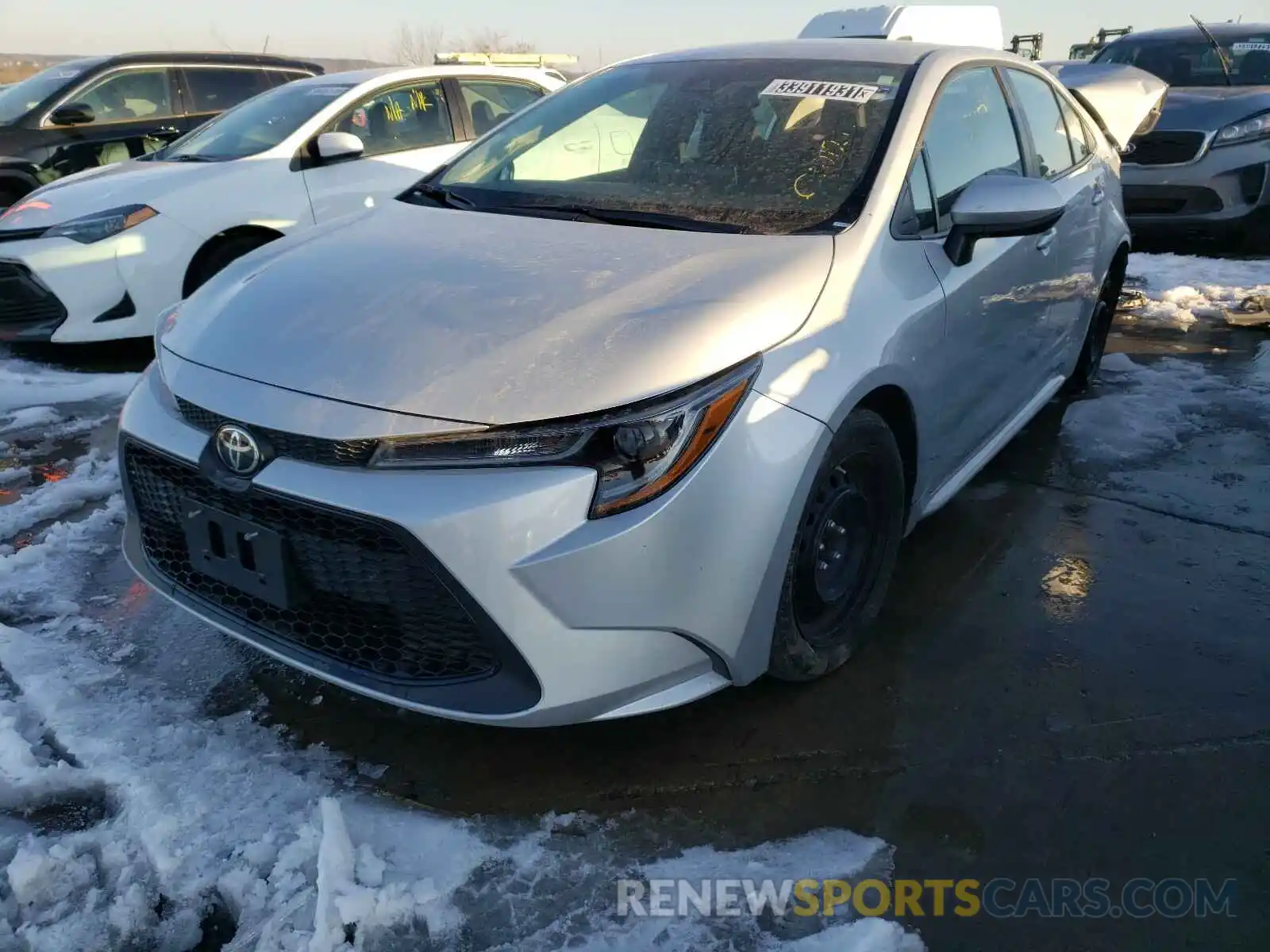 2 Photograph of a damaged car 5YFEPRAE7LP025231 TOYOTA COROLLA 2020