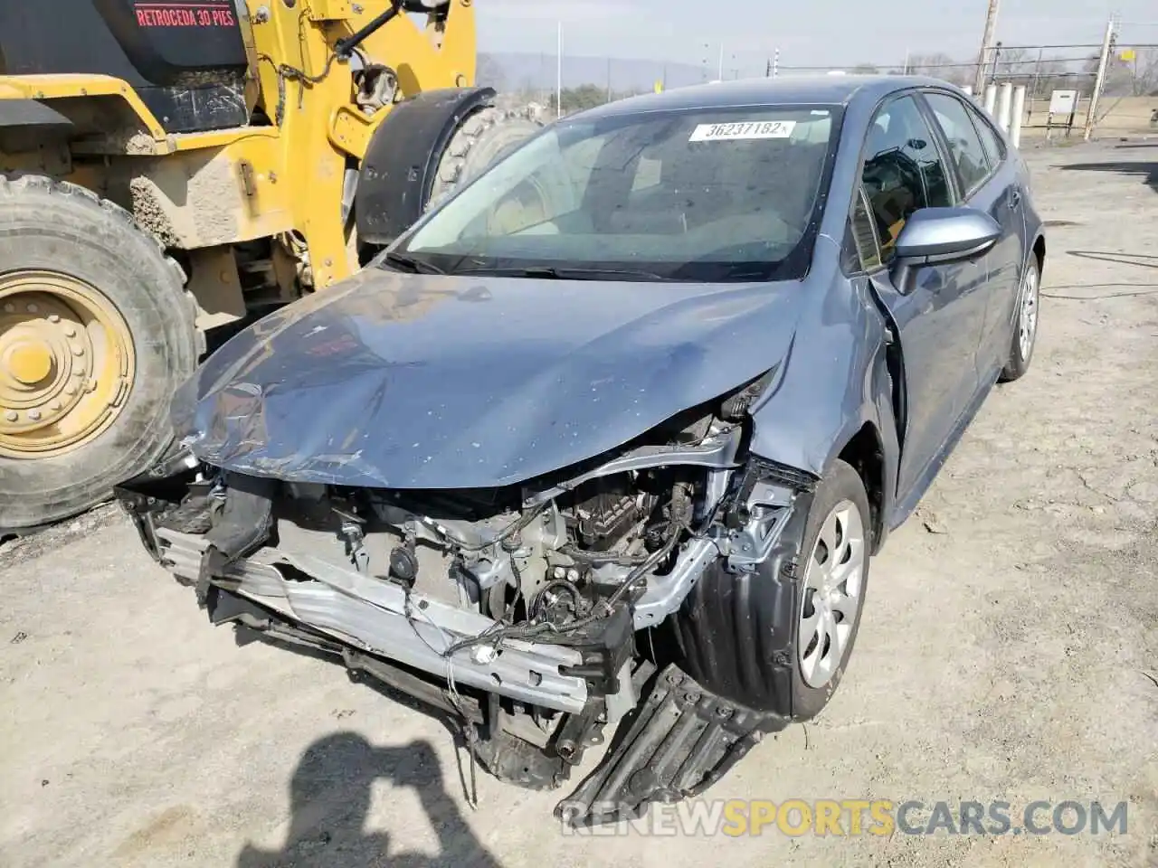 2 Photograph of a damaged car 5YFEPRAE7LP026038 TOYOTA COROLLA 2020