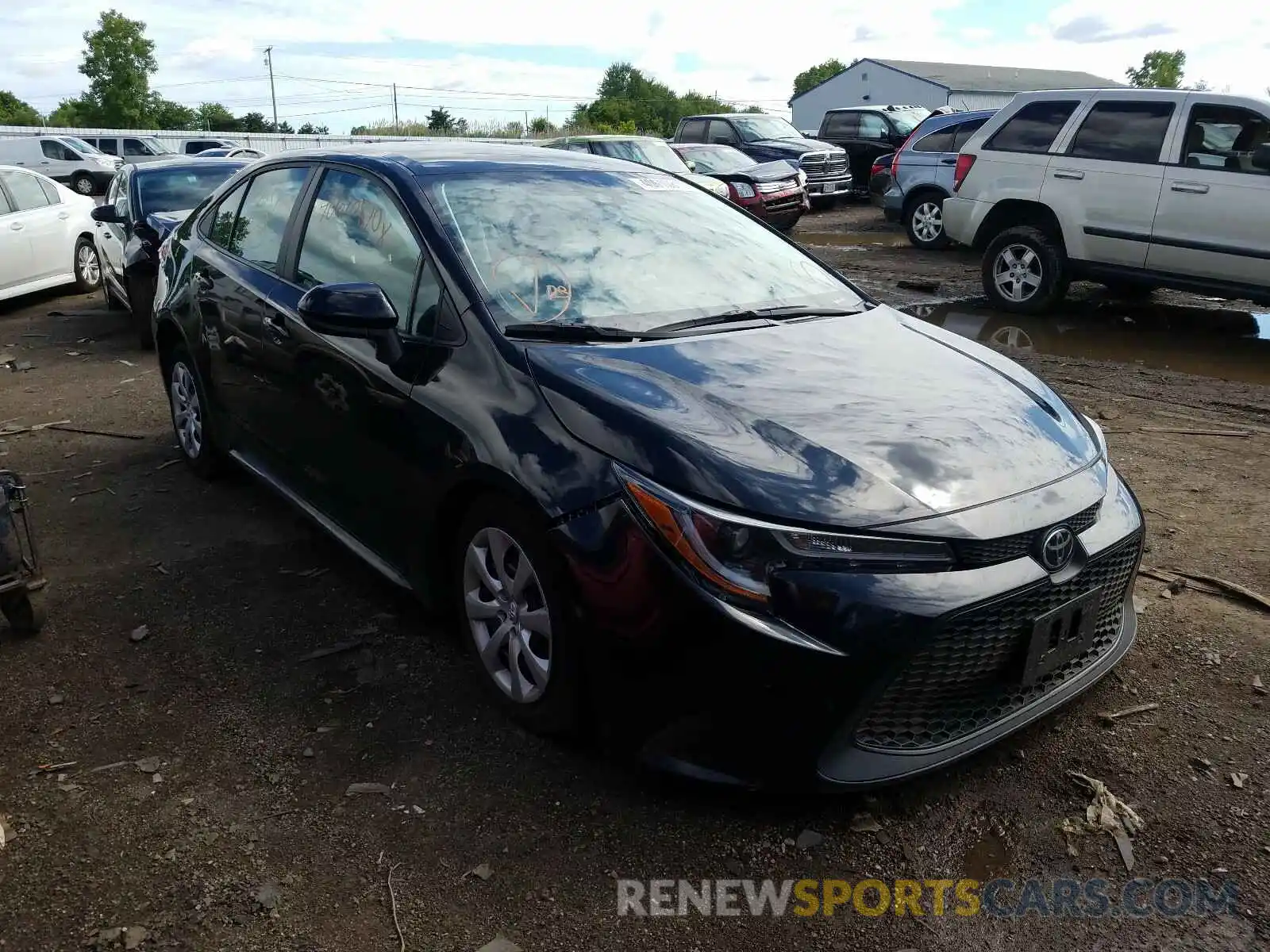 1 Photograph of a damaged car 5YFEPRAE7LP026783 TOYOTA COROLLA 2020