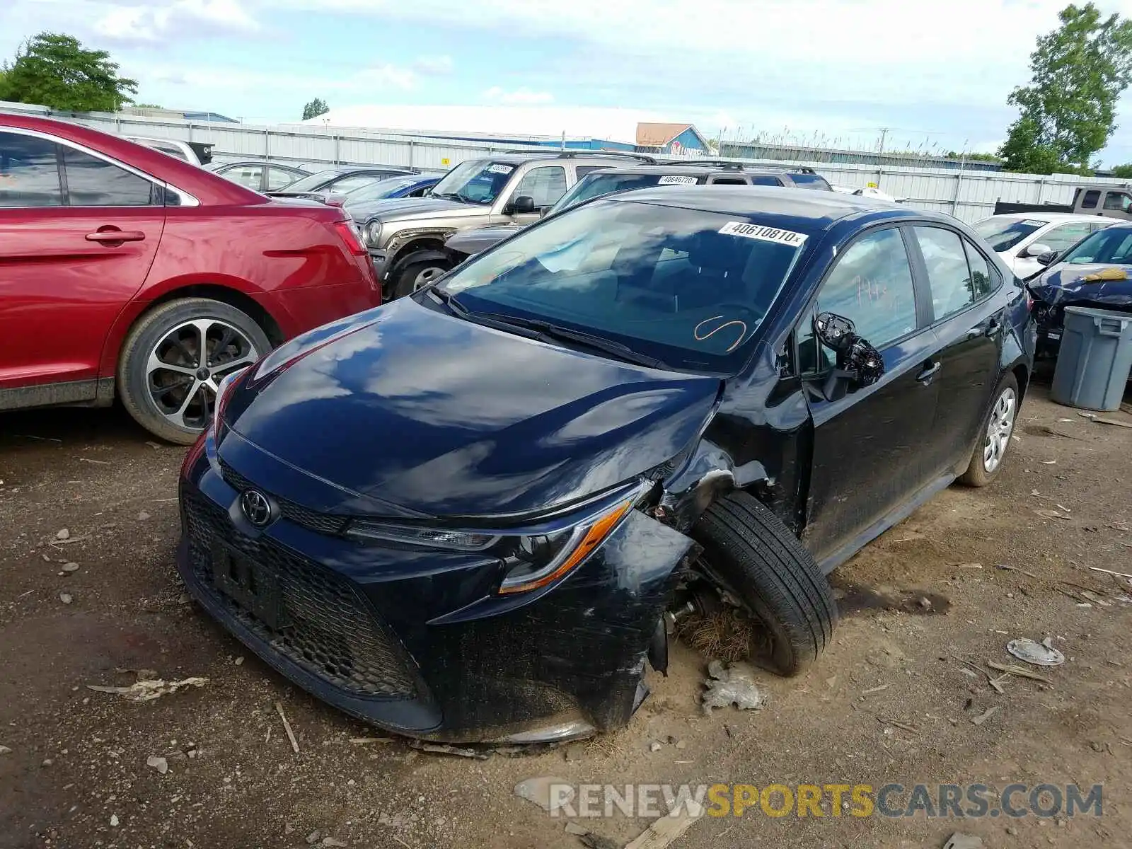 2 Photograph of a damaged car 5YFEPRAE7LP026783 TOYOTA COROLLA 2020