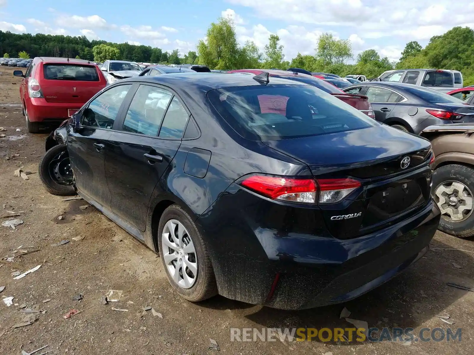 3 Photograph of a damaged car 5YFEPRAE7LP026783 TOYOTA COROLLA 2020