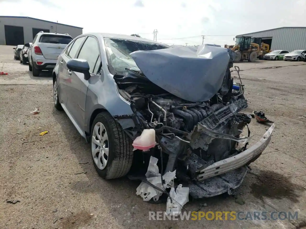 1 Photograph of a damaged car 5YFEPRAE7LP026962 TOYOTA COROLLA 2020