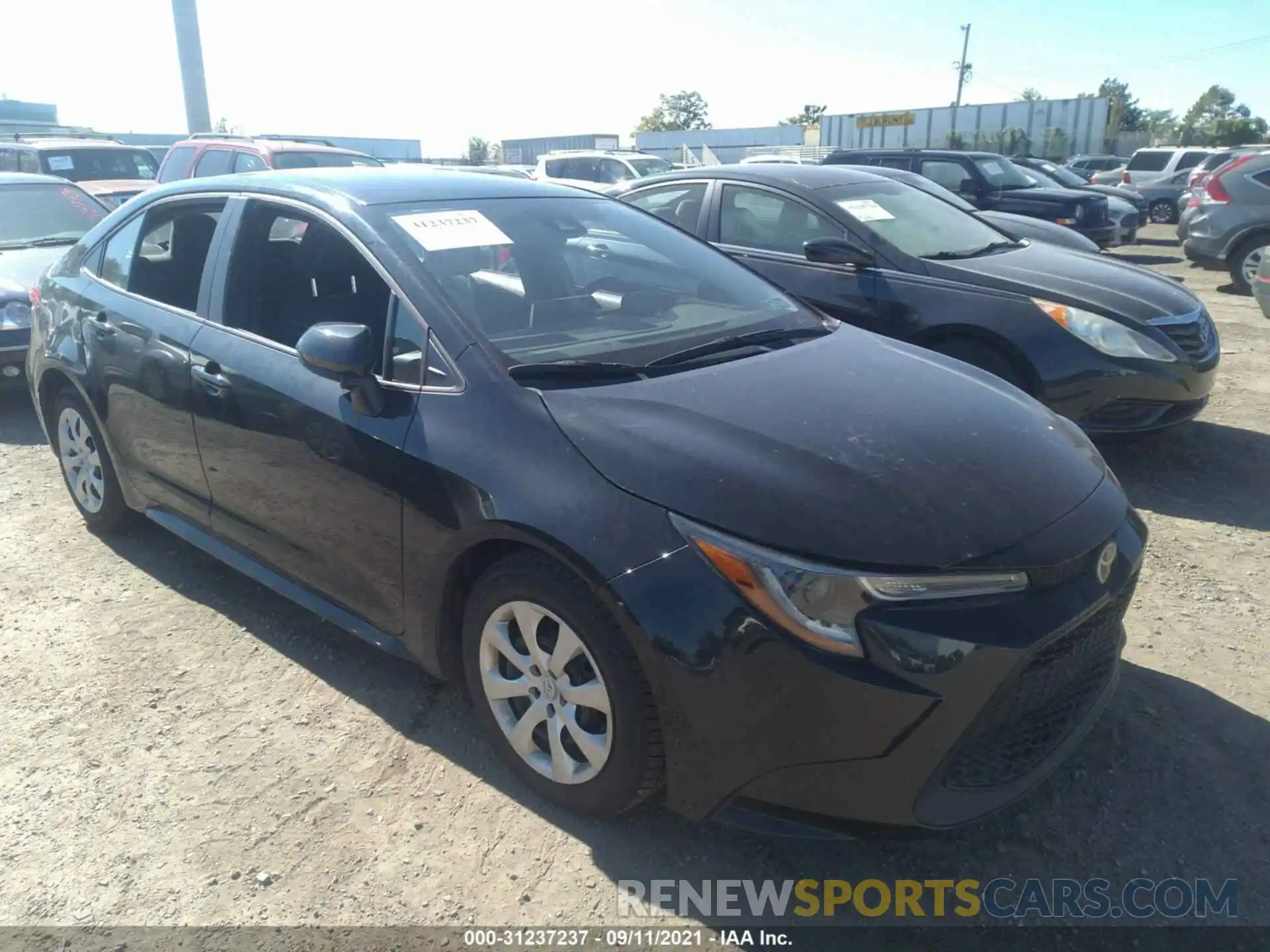 1 Photograph of a damaged car 5YFEPRAE7LP029683 TOYOTA COROLLA 2020