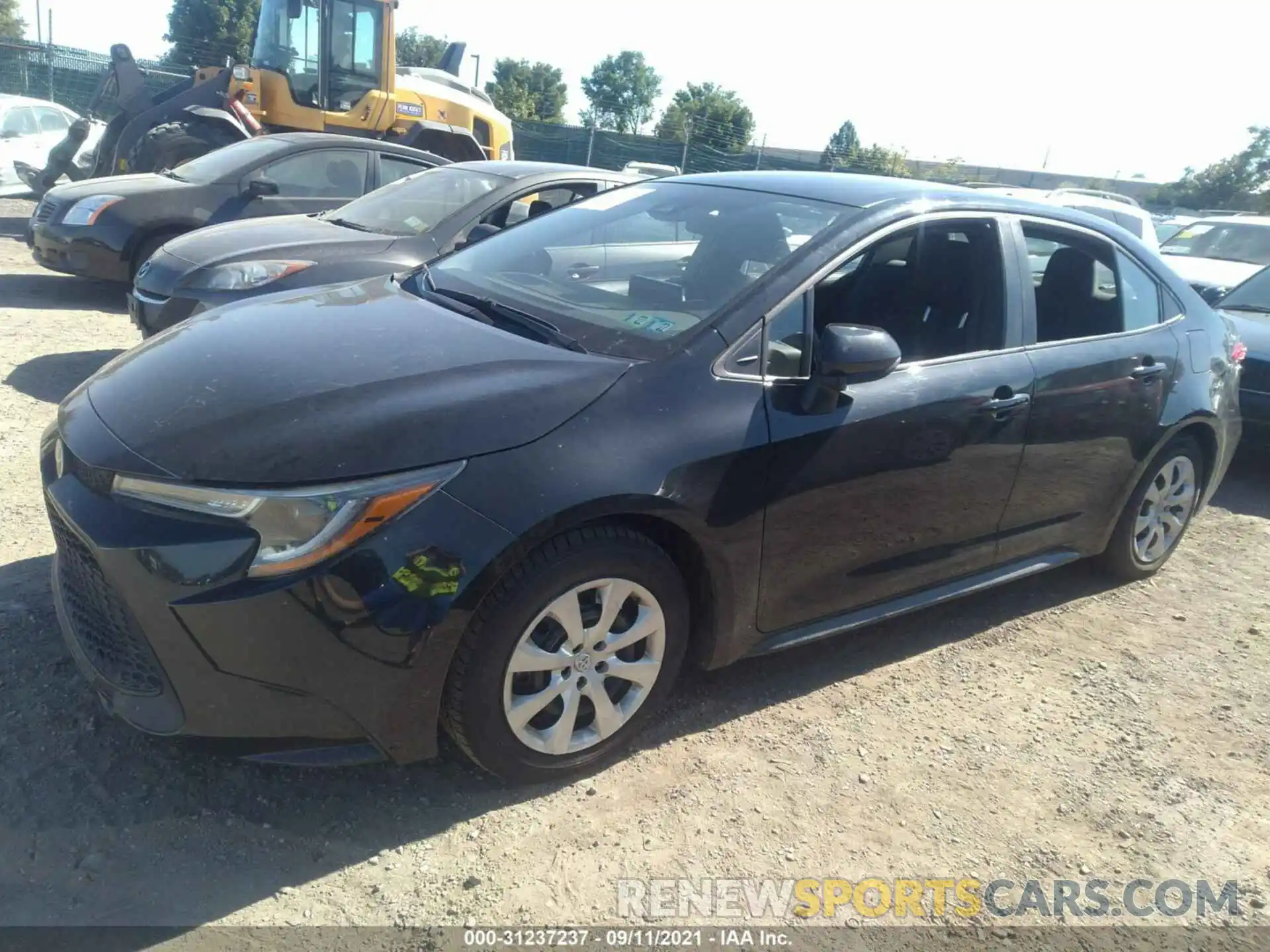 2 Photograph of a damaged car 5YFEPRAE7LP029683 TOYOTA COROLLA 2020