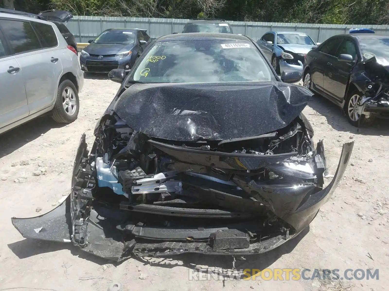 9 Photograph of a damaged car 5YFEPRAE7LP029747 TOYOTA COROLLA 2020