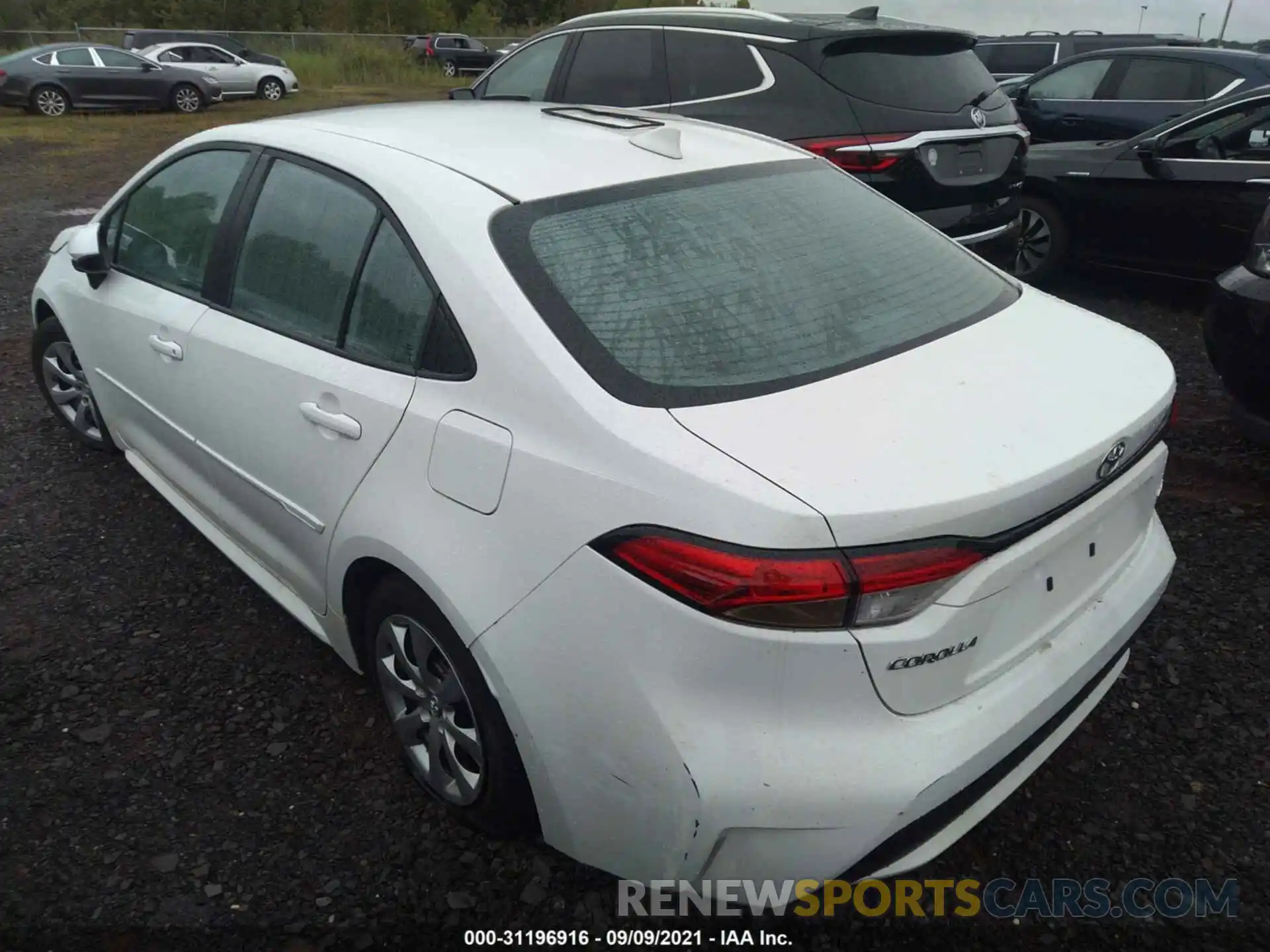 3 Photograph of a damaged car 5YFEPRAE7LP030252 TOYOTA COROLLA 2020