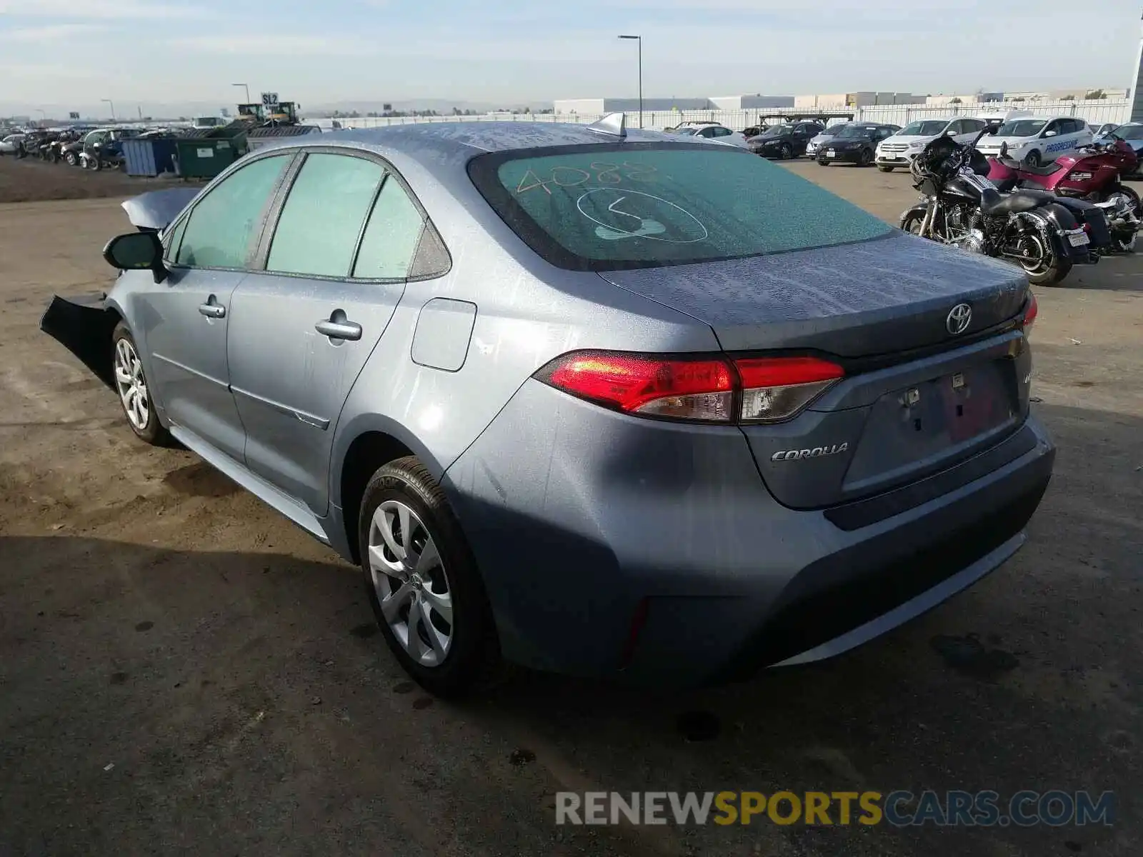 3 Photograph of a damaged car 5YFEPRAE7LP034088 TOYOTA COROLLA 2020