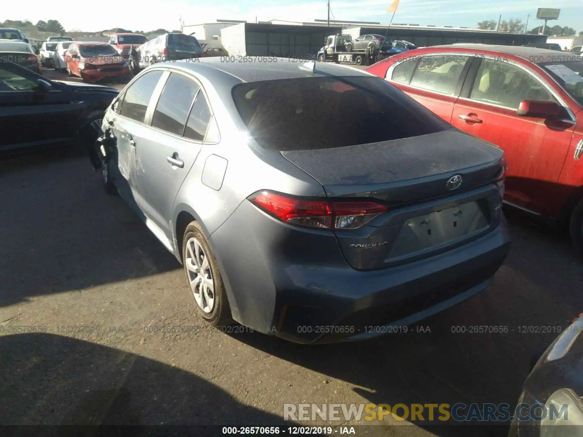 3 Photograph of a damaged car 5YFEPRAE7LP035421 TOYOTA COROLLA 2020