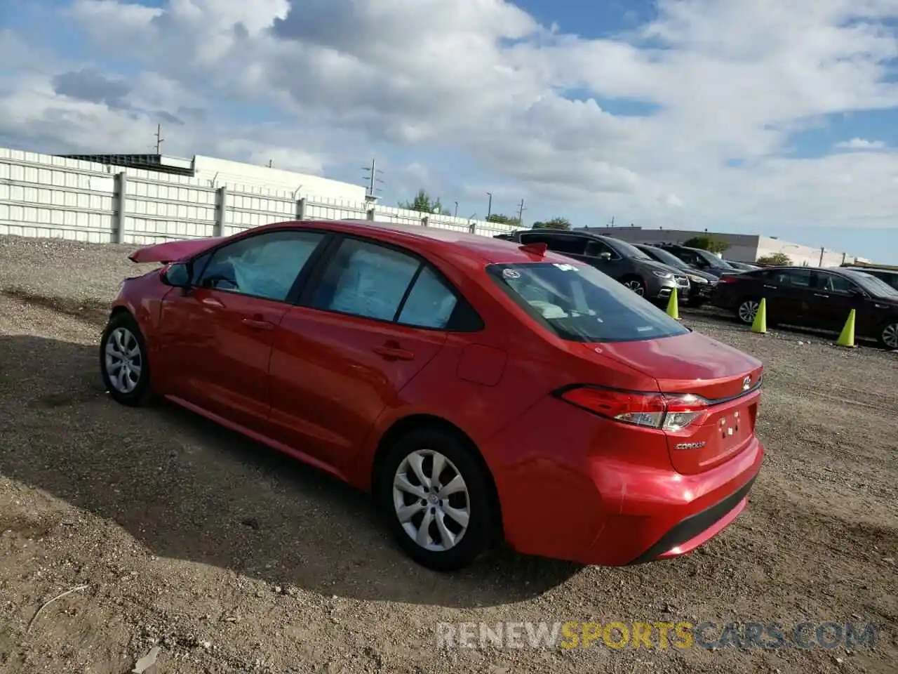 3 Photograph of a damaged car 5YFEPRAE7LP035953 TOYOTA COROLLA 2020