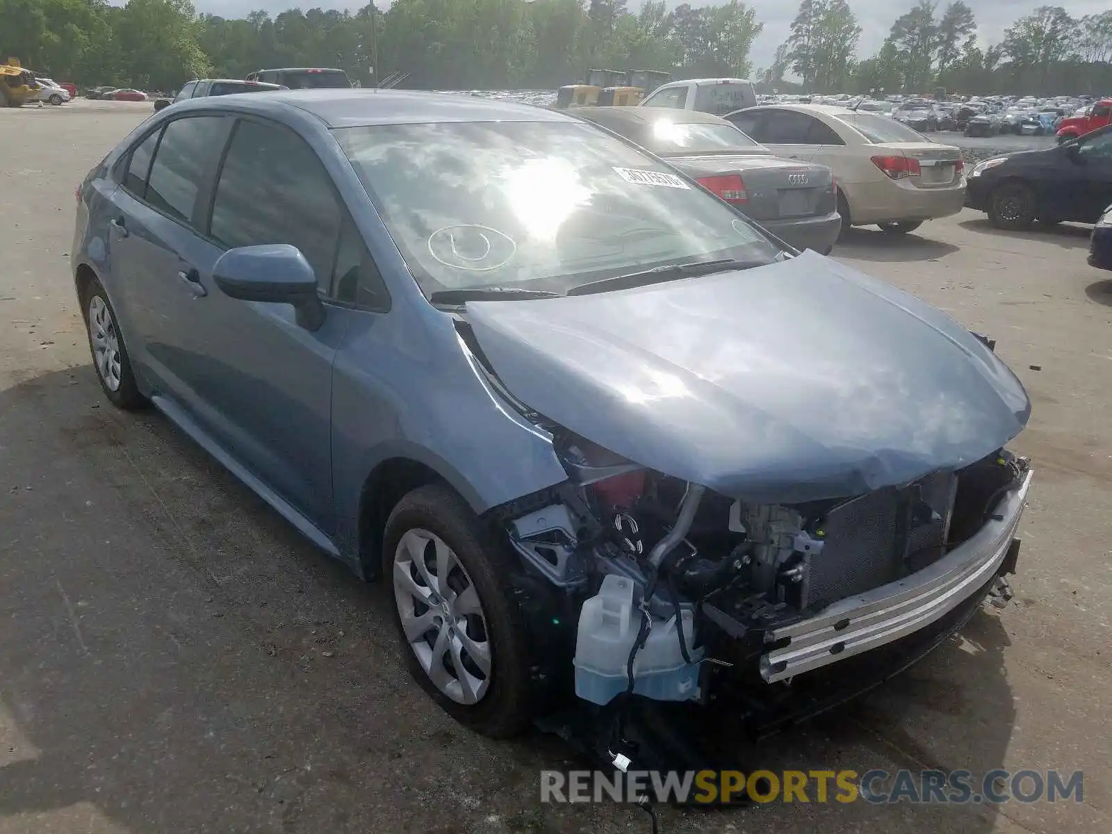 1 Photograph of a damaged car 5YFEPRAE7LP036178 TOYOTA COROLLA 2020