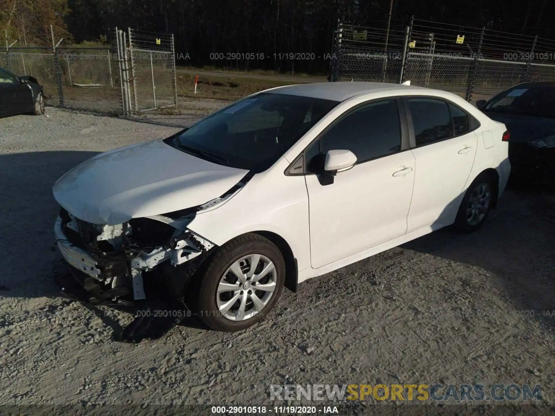 2 Photograph of a damaged car 5YFEPRAE7LP042403 TOYOTA COROLLA 2020