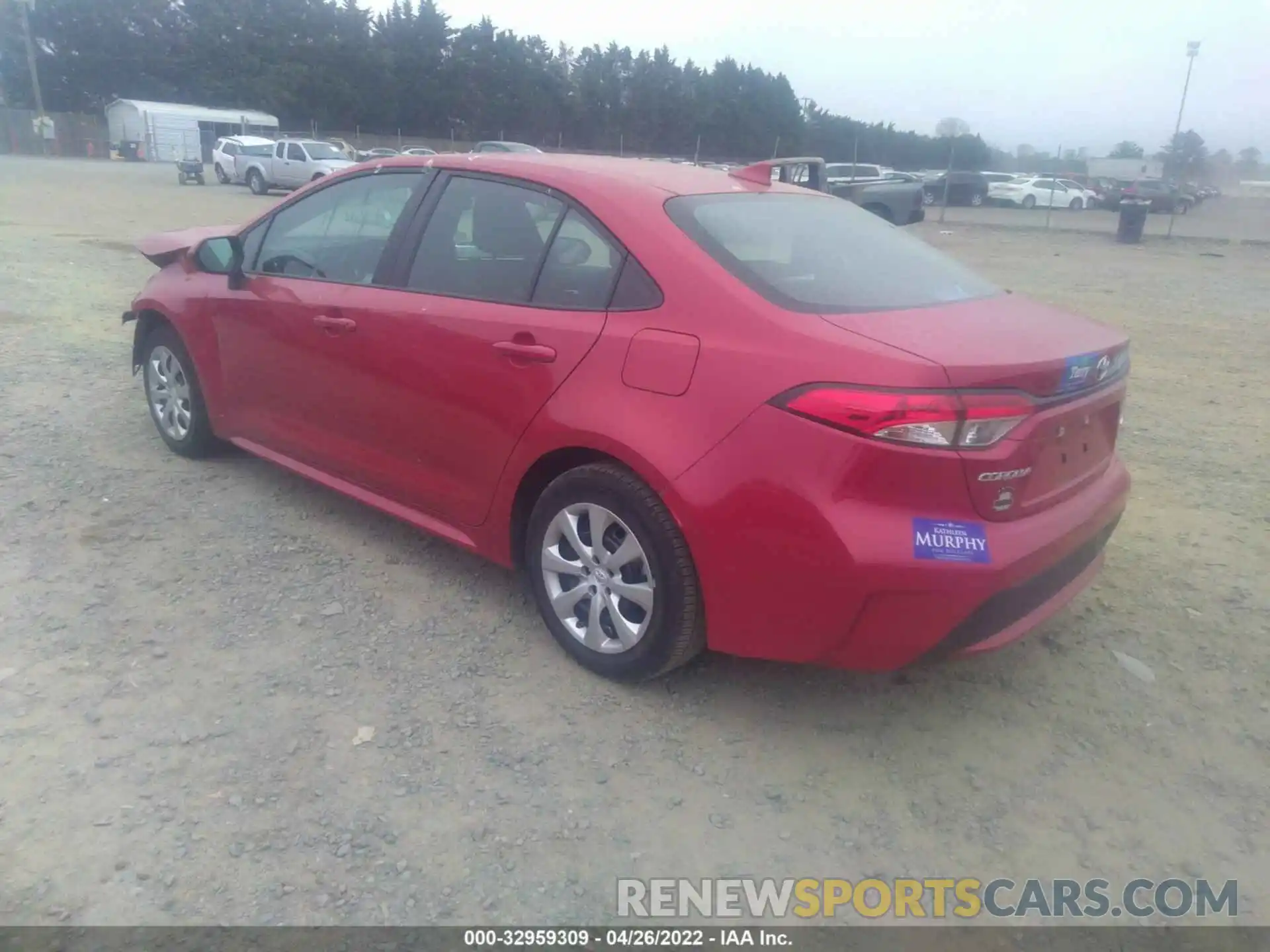 3 Photograph of a damaged car 5YFEPRAE7LP047343 TOYOTA COROLLA 2020