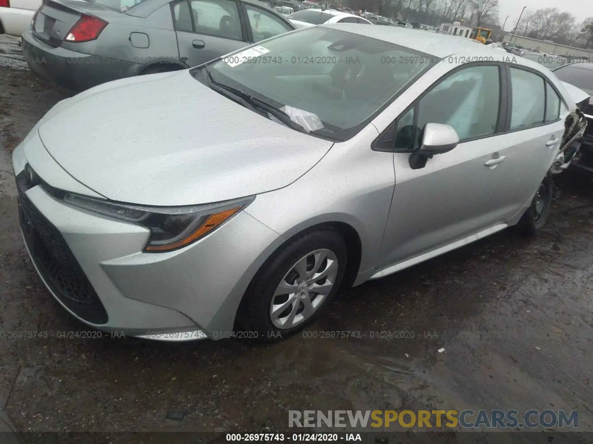 2 Photograph of a damaged car 5YFEPRAE7LP047813 TOYOTA COROLLA 2020