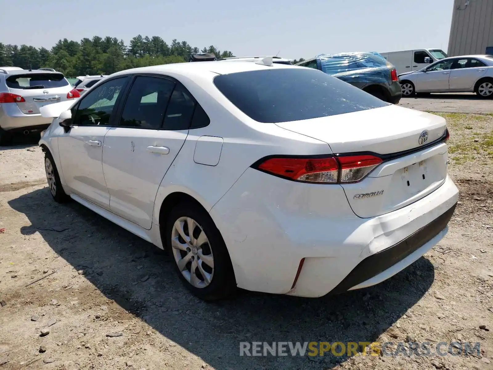 3 Photograph of a damaged car 5YFEPRAE7LP049397 TOYOTA COROLLA 2020