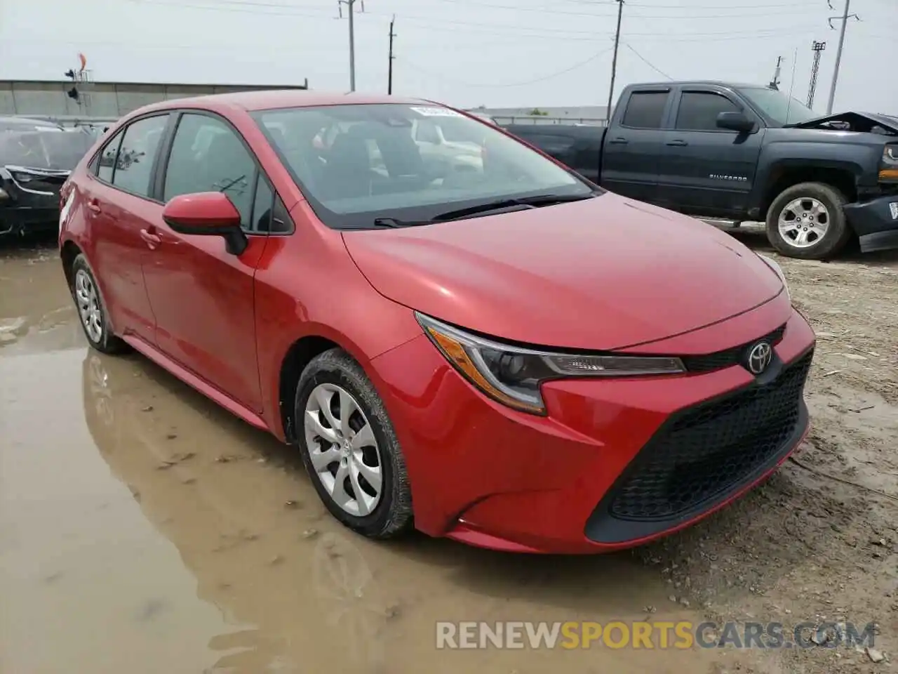 1 Photograph of a damaged car 5YFEPRAE7LP050050 TOYOTA COROLLA 2020