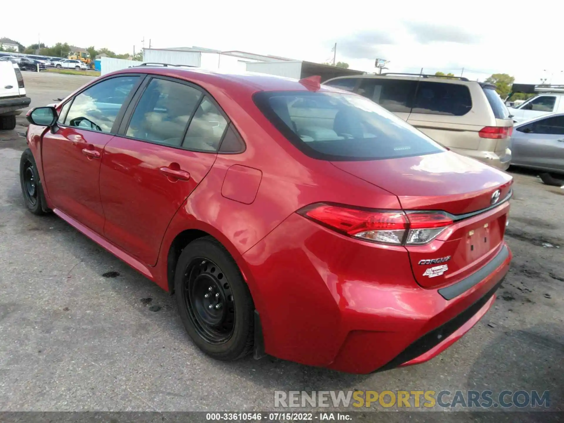 3 Photograph of a damaged car 5YFEPRAE7LP050596 TOYOTA COROLLA 2020