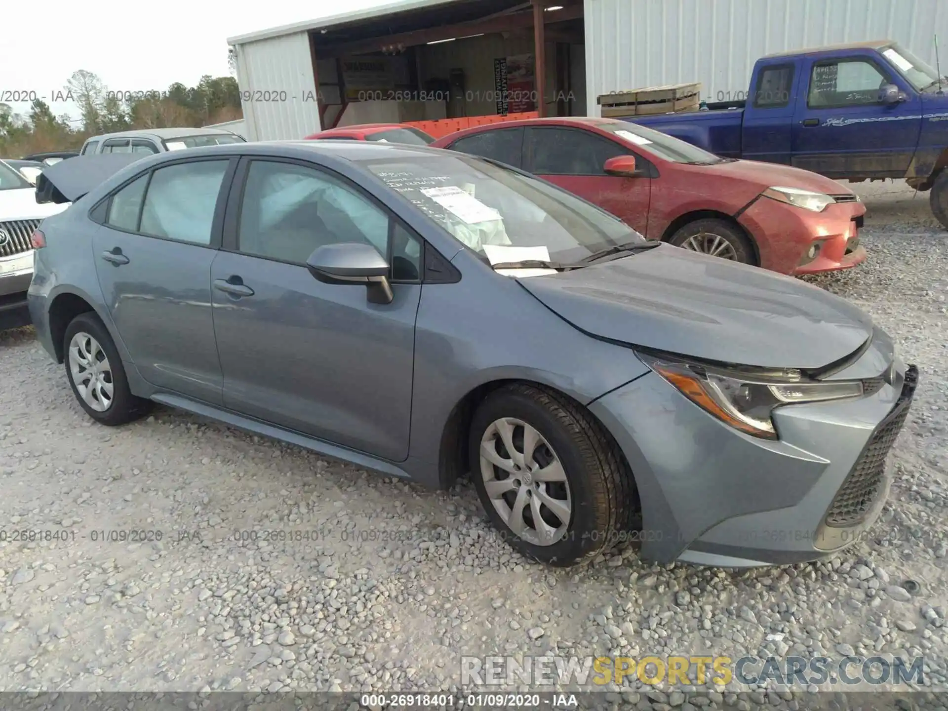 1 Photograph of a damaged car 5YFEPRAE7LP052168 TOYOTA COROLLA 2020