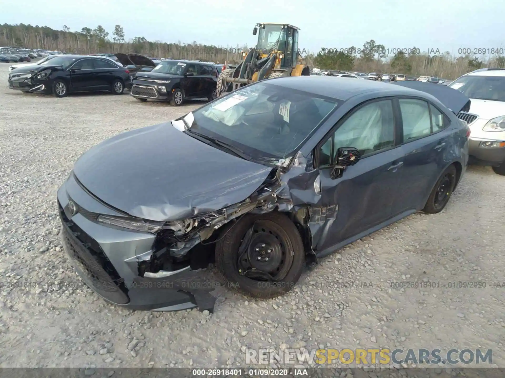 2 Photograph of a damaged car 5YFEPRAE7LP052168 TOYOTA COROLLA 2020