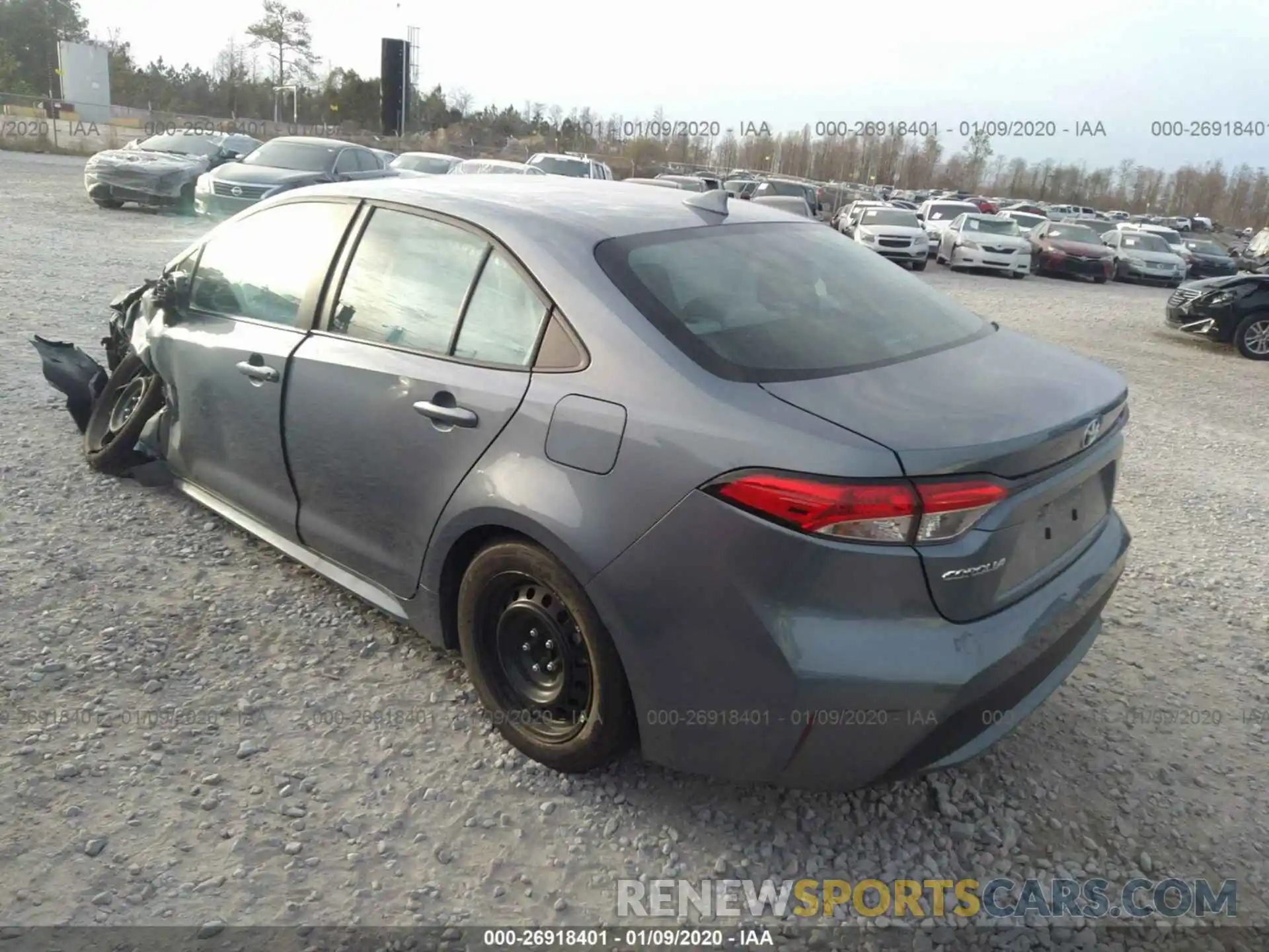 3 Photograph of a damaged car 5YFEPRAE7LP052168 TOYOTA COROLLA 2020