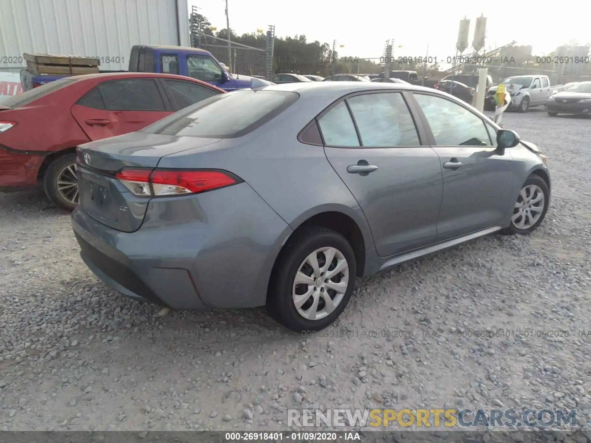 4 Photograph of a damaged car 5YFEPRAE7LP052168 TOYOTA COROLLA 2020