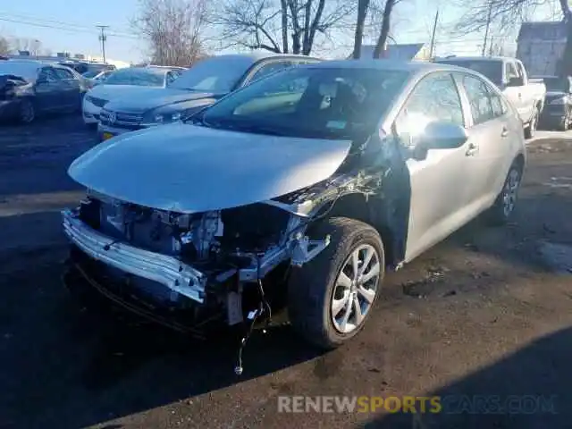 2 Photograph of a damaged car 5YFEPRAE7LP056446 TOYOTA COROLLA 2020