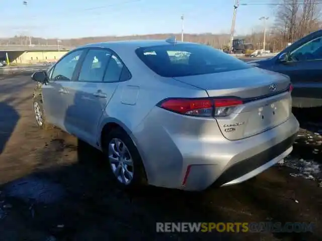 3 Photograph of a damaged car 5YFEPRAE7LP056446 TOYOTA COROLLA 2020