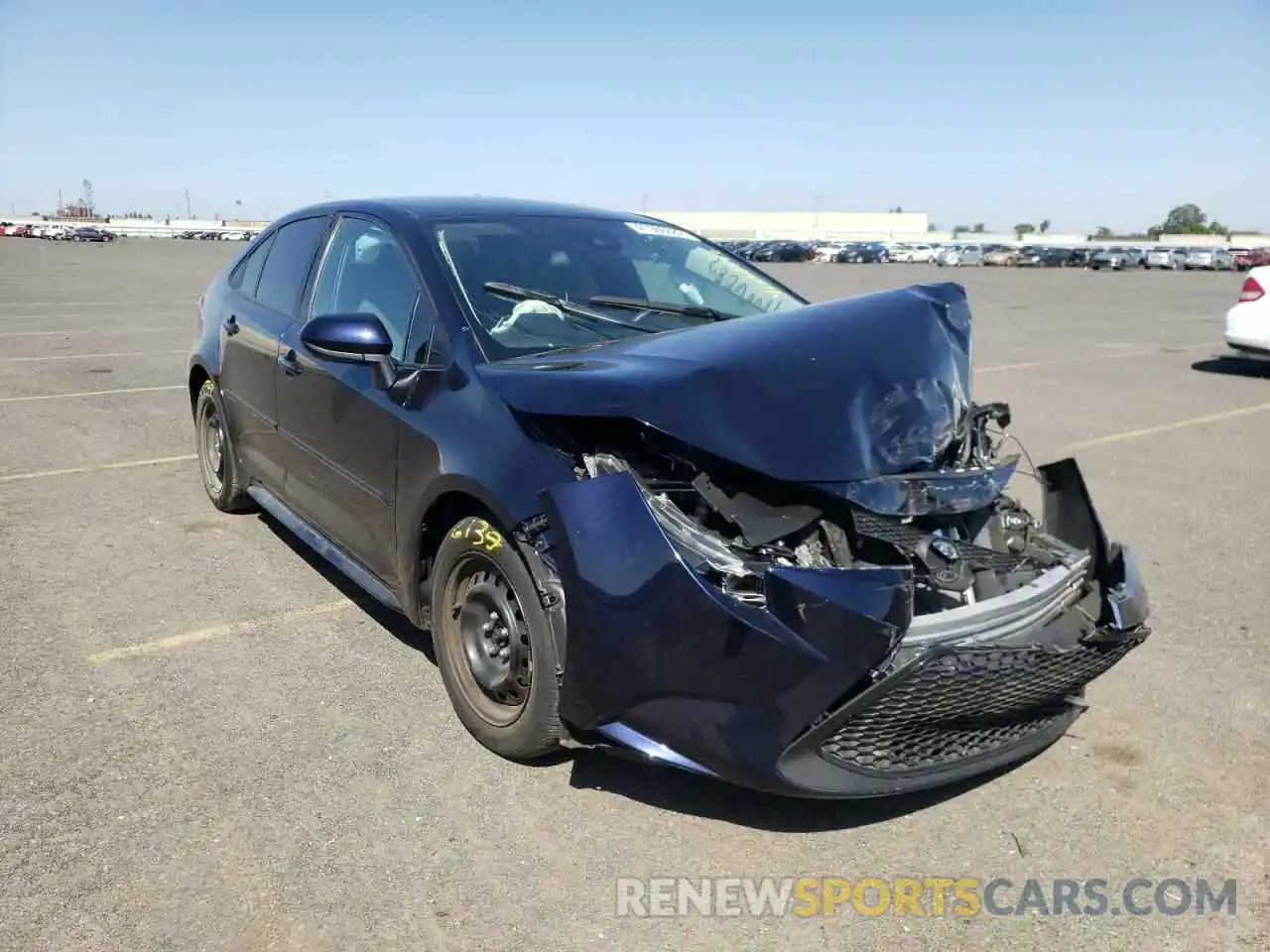 1 Photograph of a damaged car 5YFEPRAE7LP057578 TOYOTA COROLLA 2020