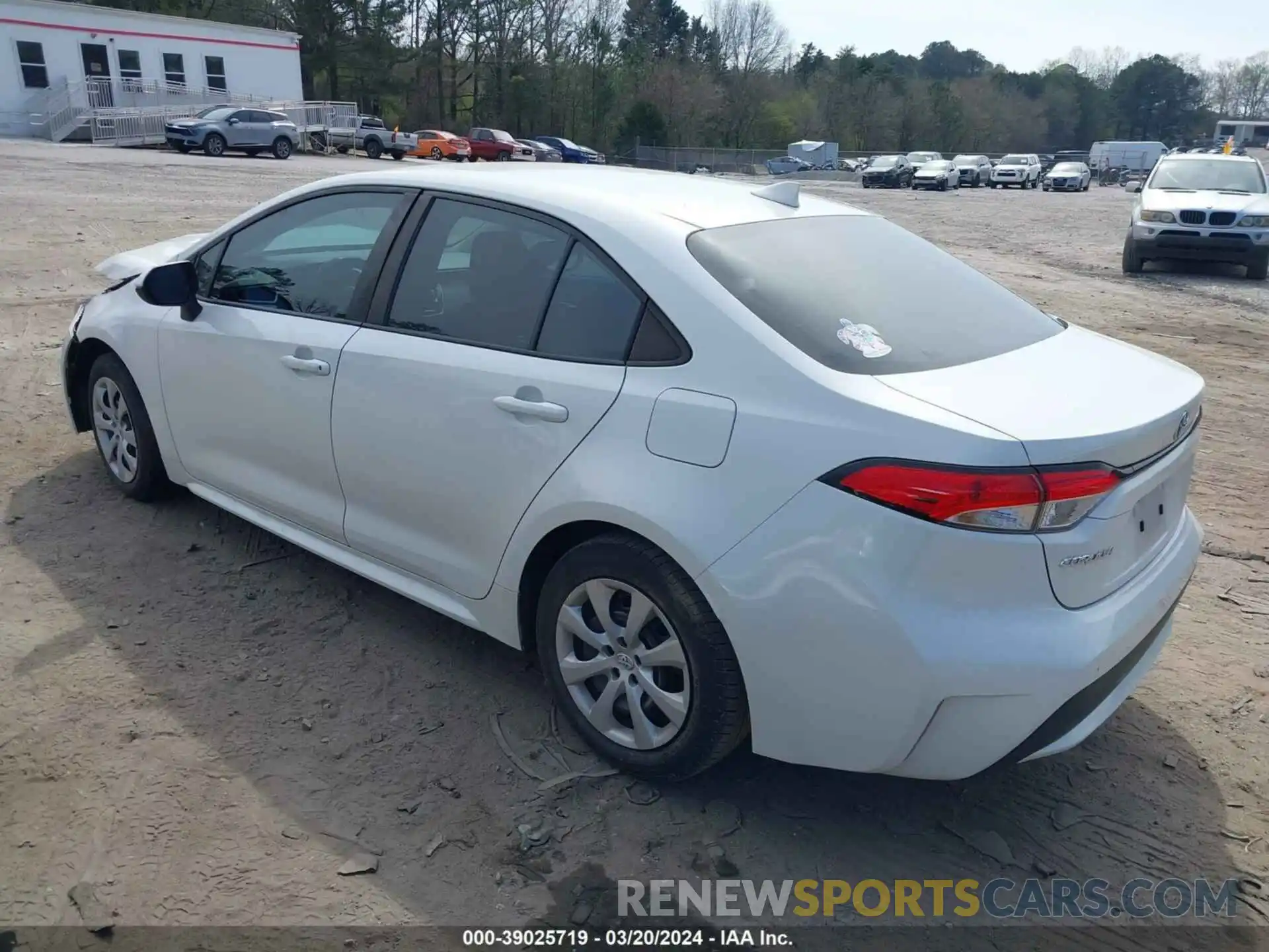 3 Photograph of a damaged car 5YFEPRAE7LP057662 TOYOTA COROLLA 2020